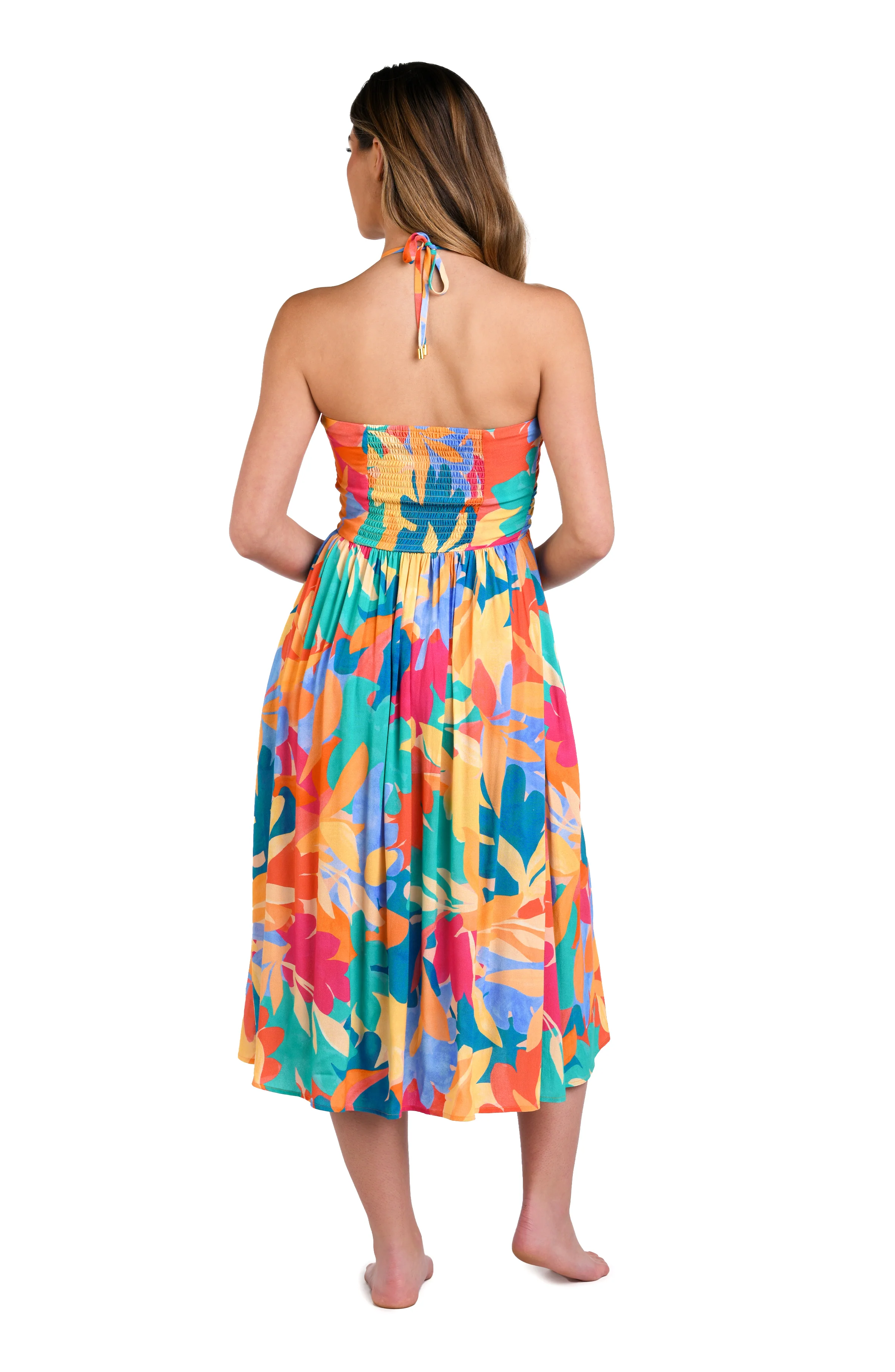 Fantasy Resort Halter Midi Dress - FINAL SALE - Image 3