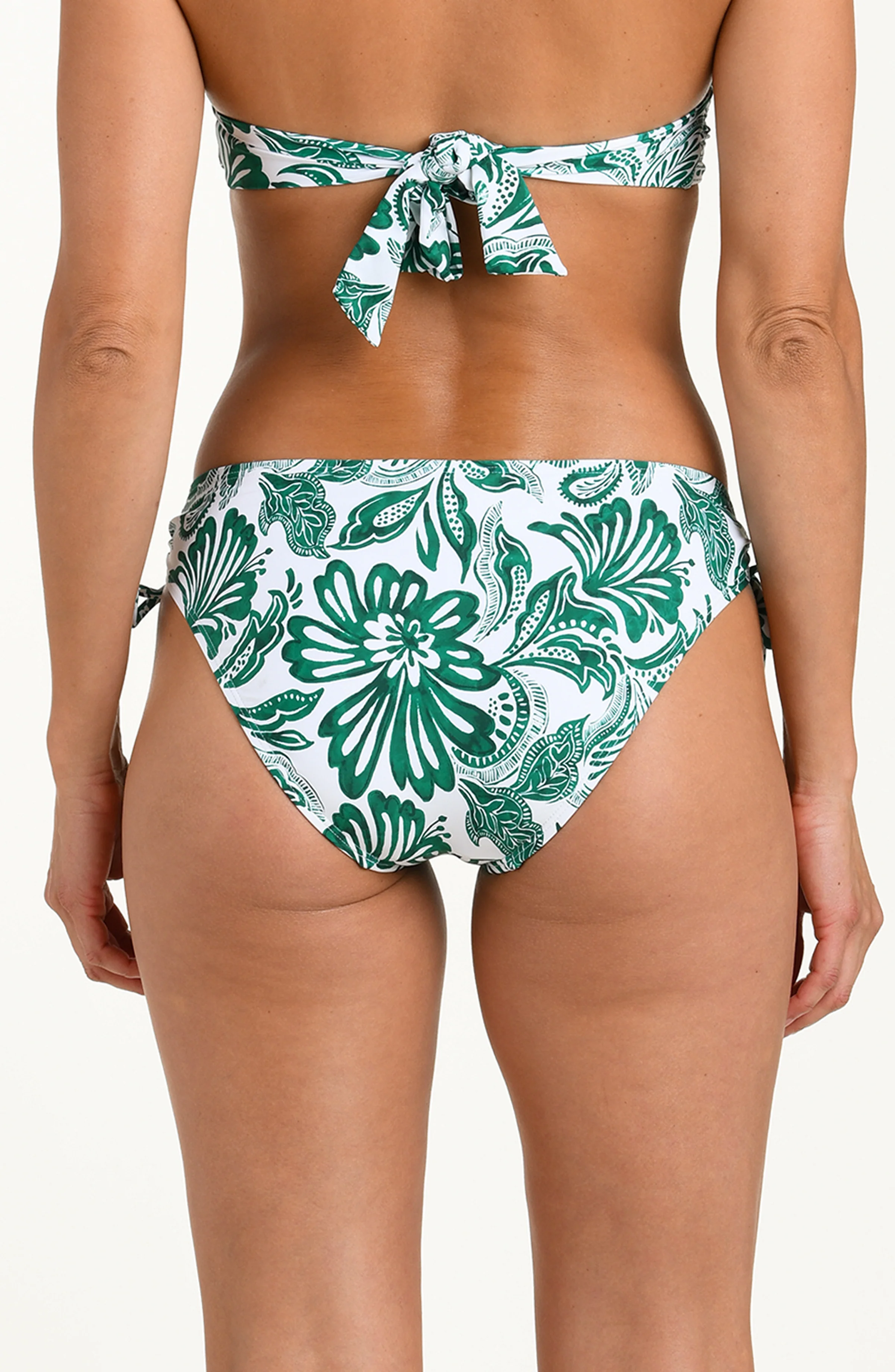 Botanical Brocade Side Tie Hipster Bottom - Image 2