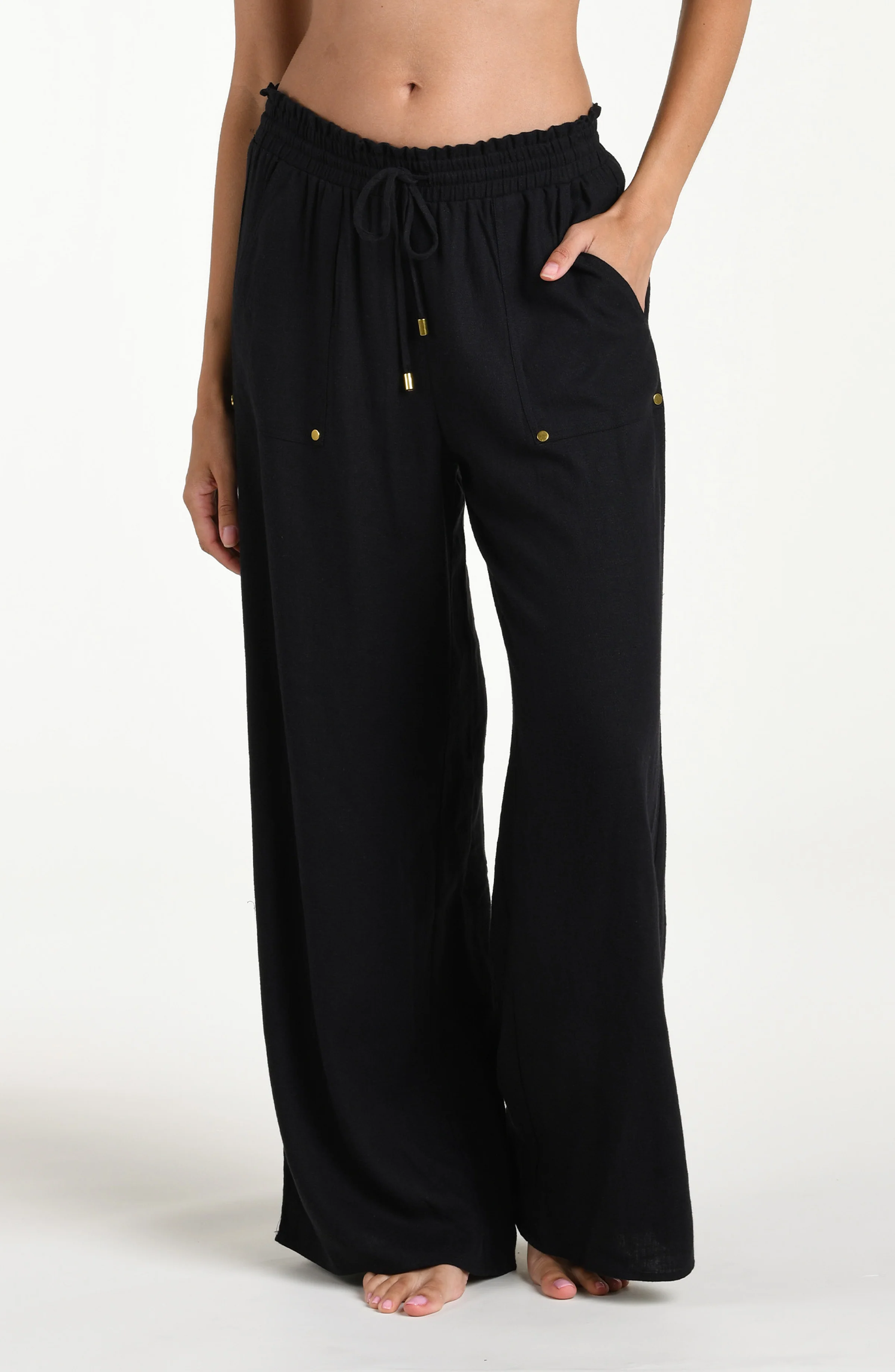 Delphine Coast Beach Pant - Black - Image 2