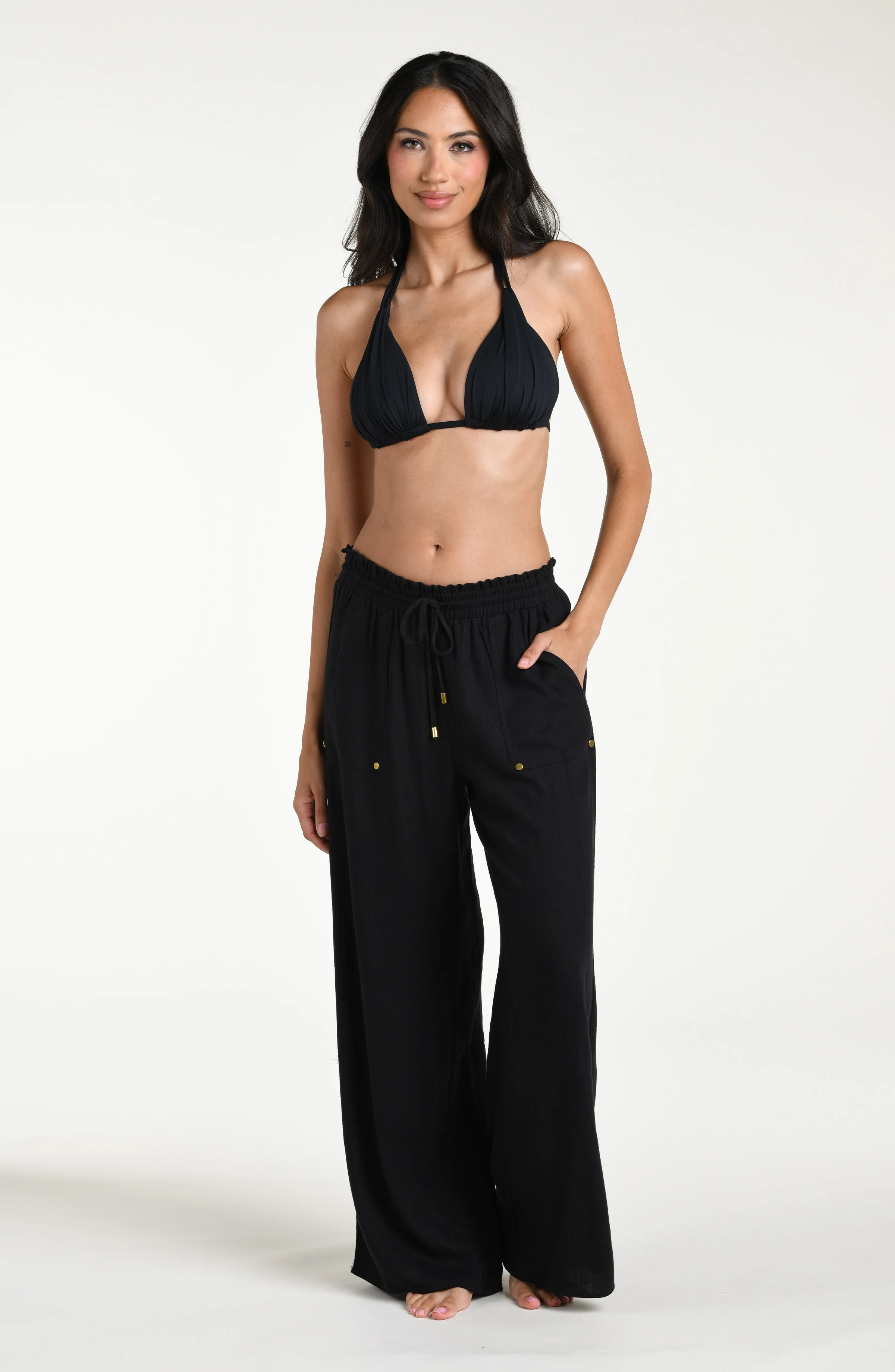 Delphine Coast Beach Pant - Black - Image 4