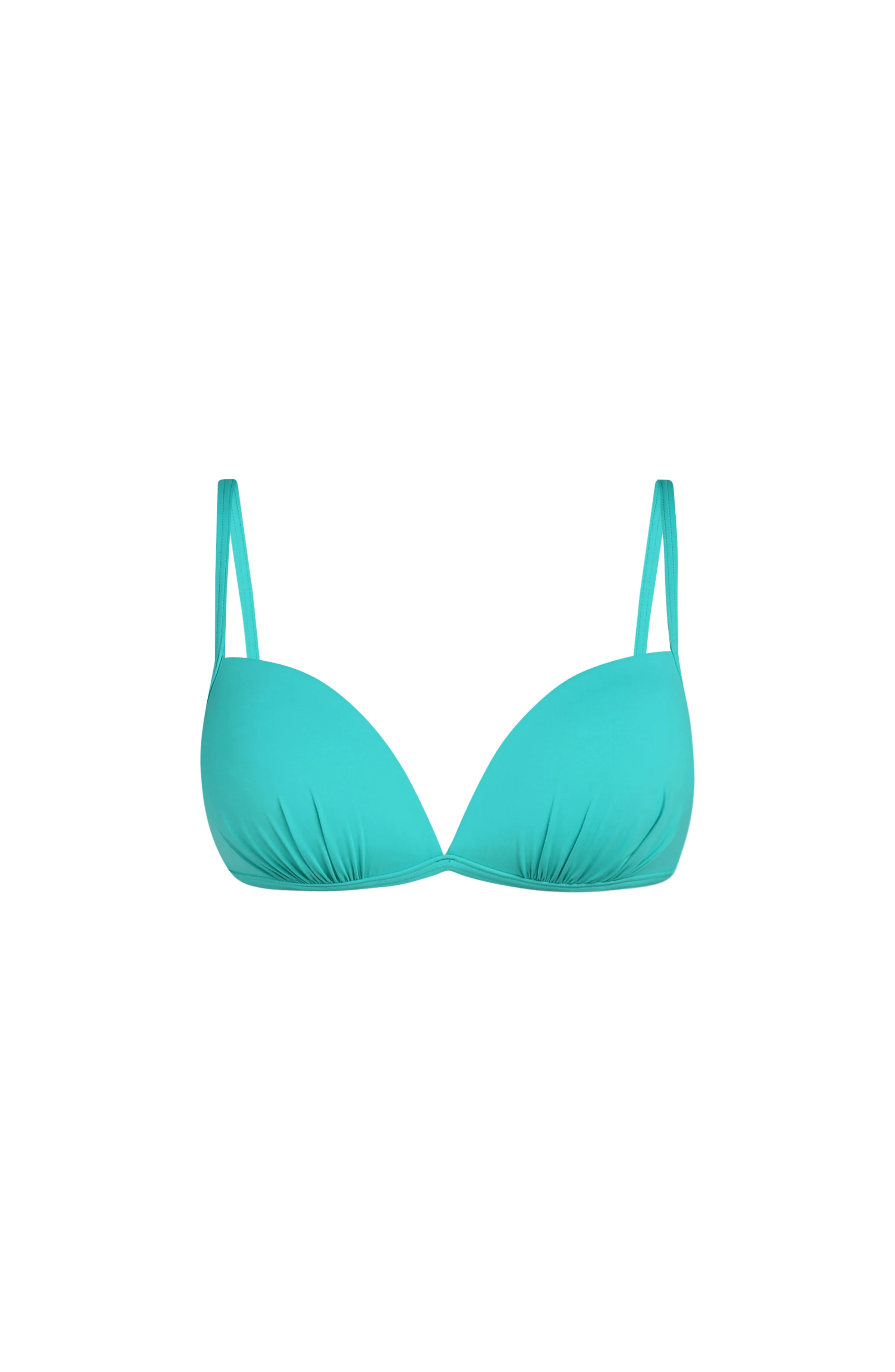 Island Goddess Over The Shoulder Plunge Bikini Top - Calypso - Image 3
