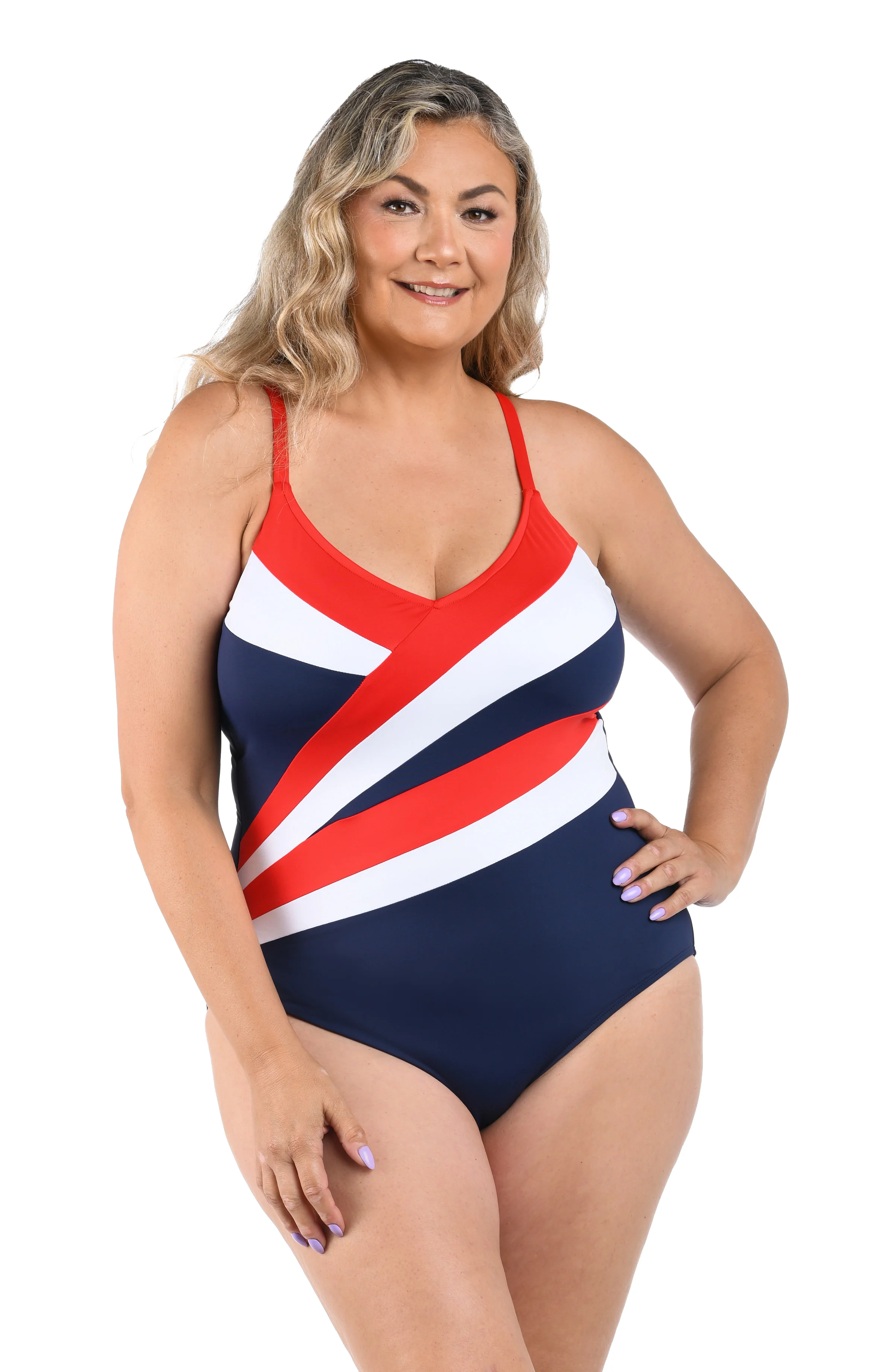Miss Americana Scoop Front One Piece Swimsuit - USA - Image 7