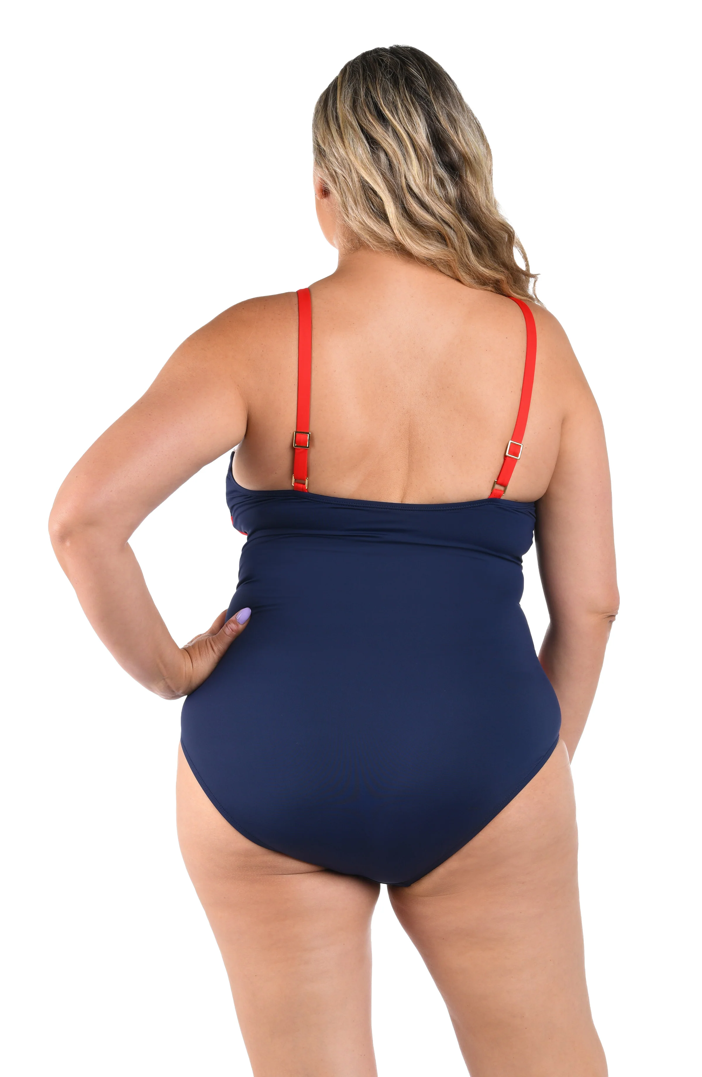 Miss Americana Scoop Front One Piece Swimsuit - USA - Image 8
