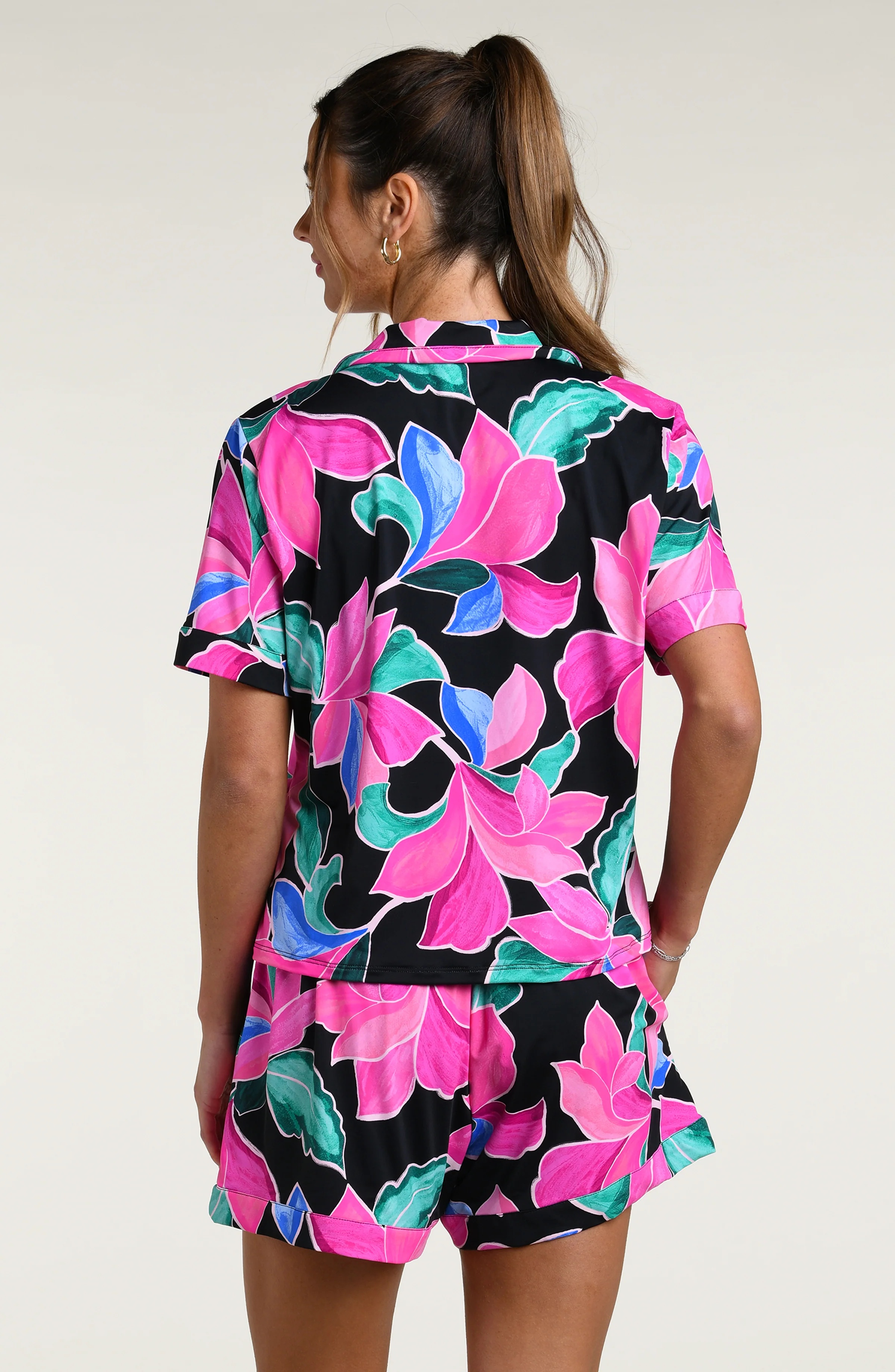 Montage Floral Short Pajama Set - Image 2