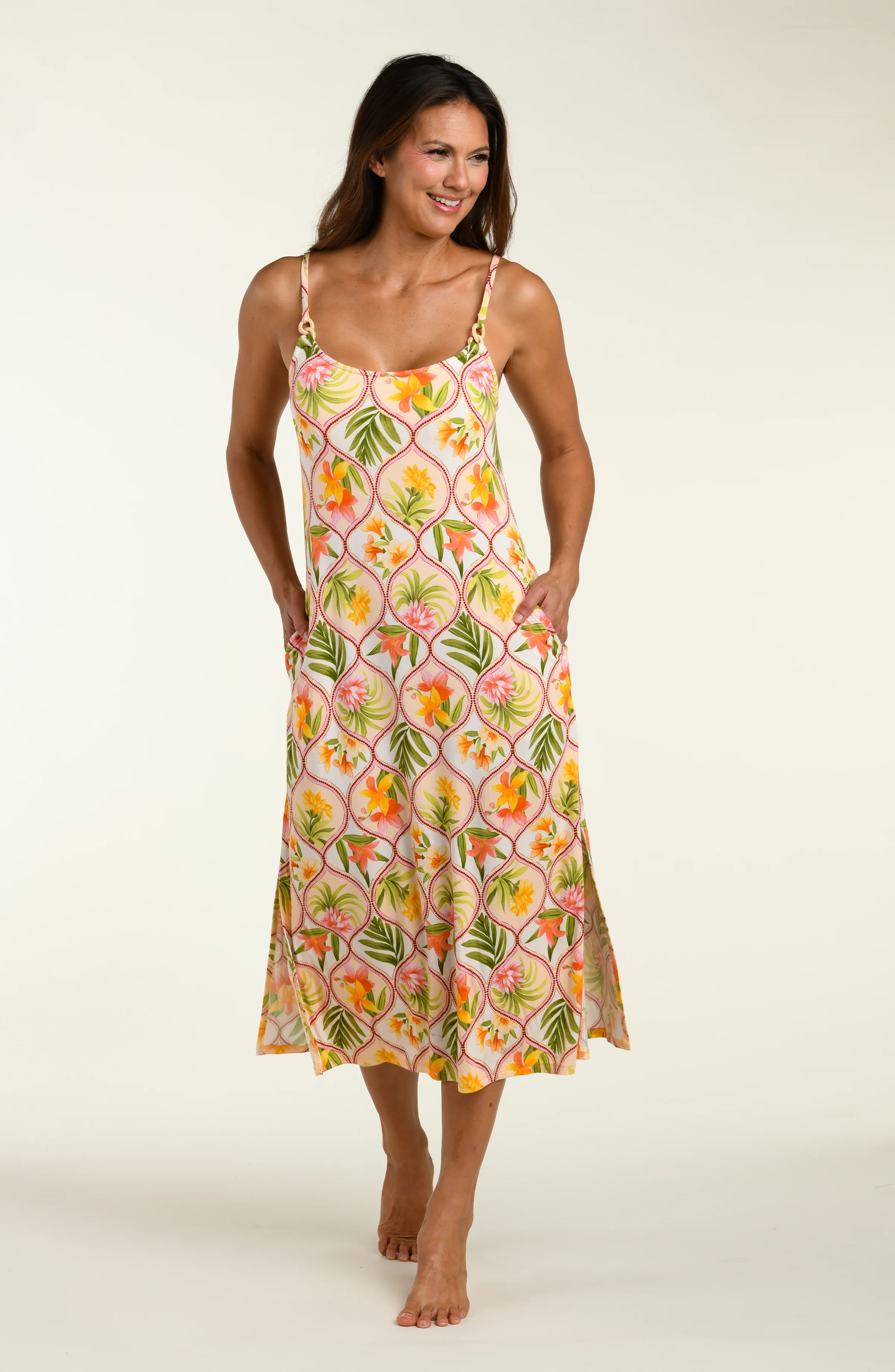 Palm Nouveau Maxi Dress - Image 4