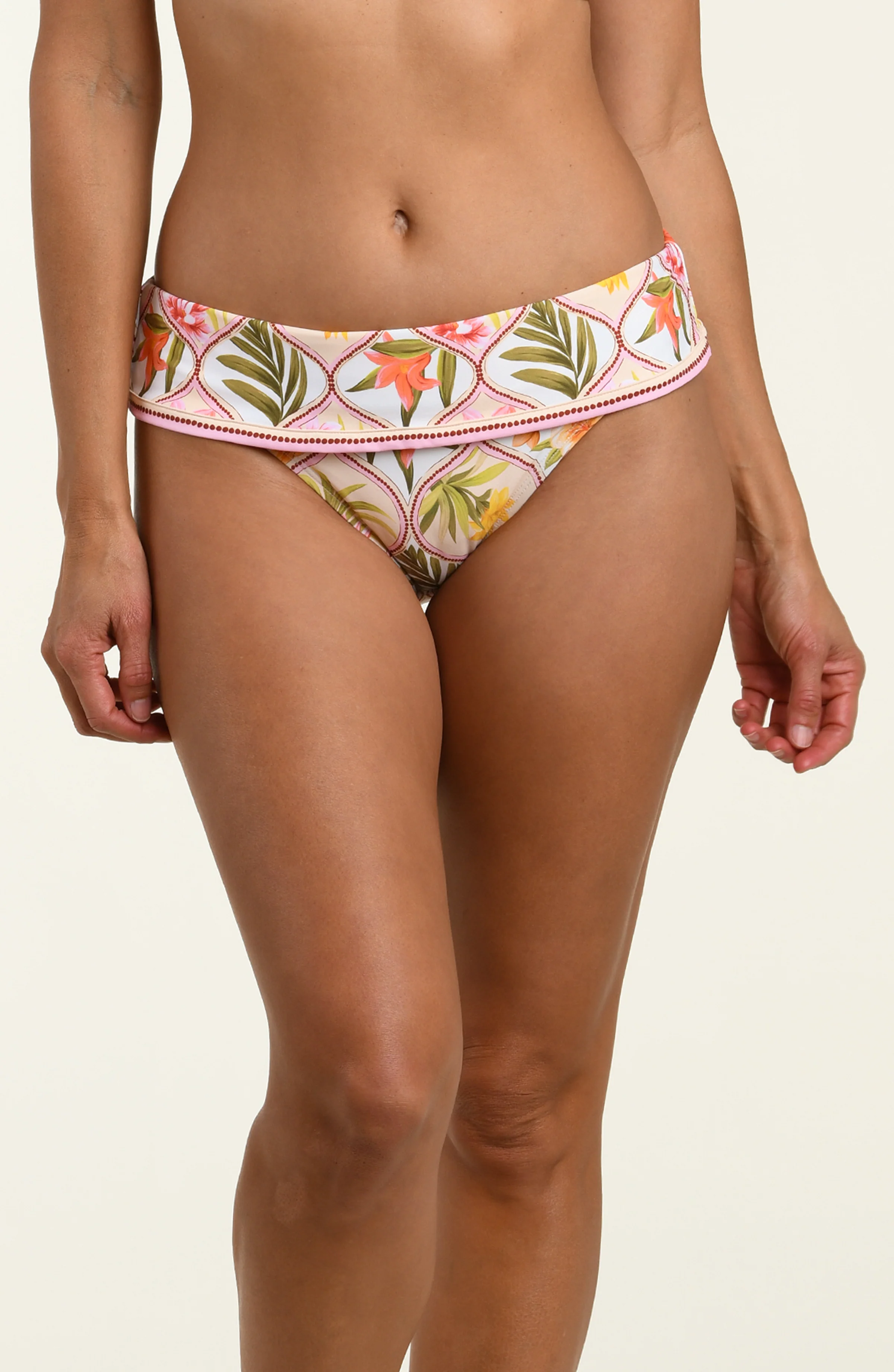 Palm Nouveau Ruched Band Hipster Bottom