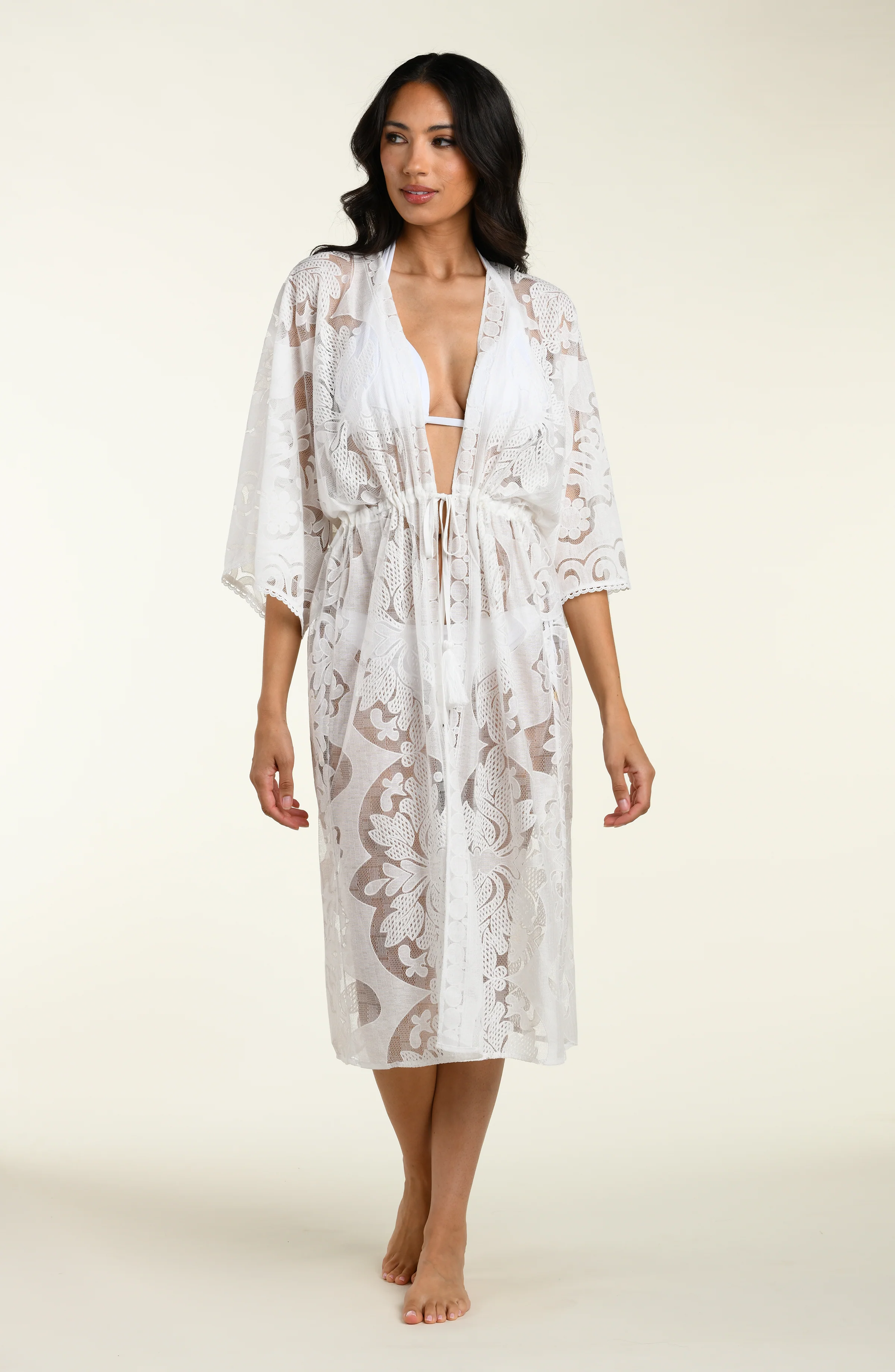Pearl Coast Covers Long Kimono - Image 2