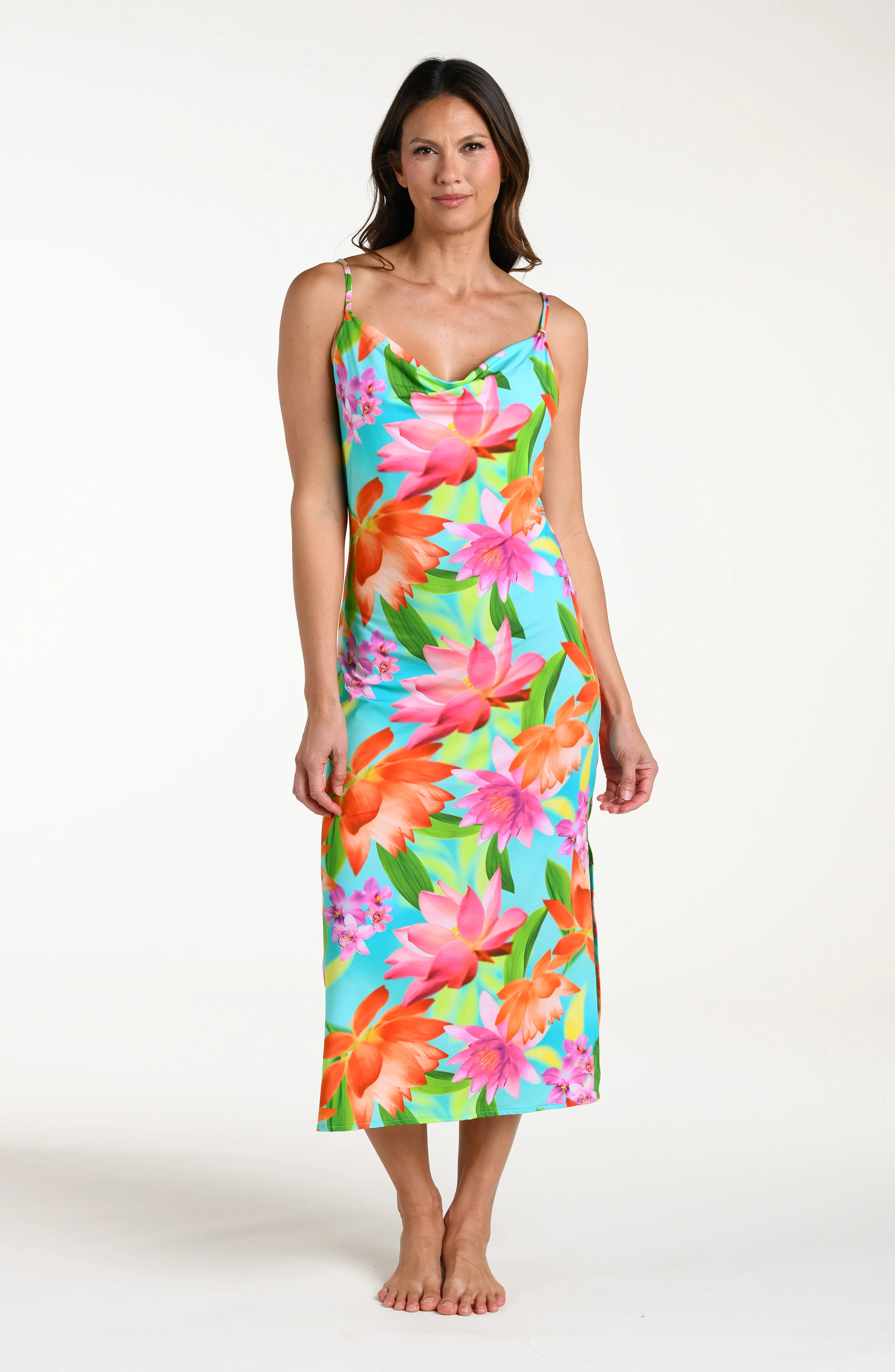 Sunset Botanica Midi Dress