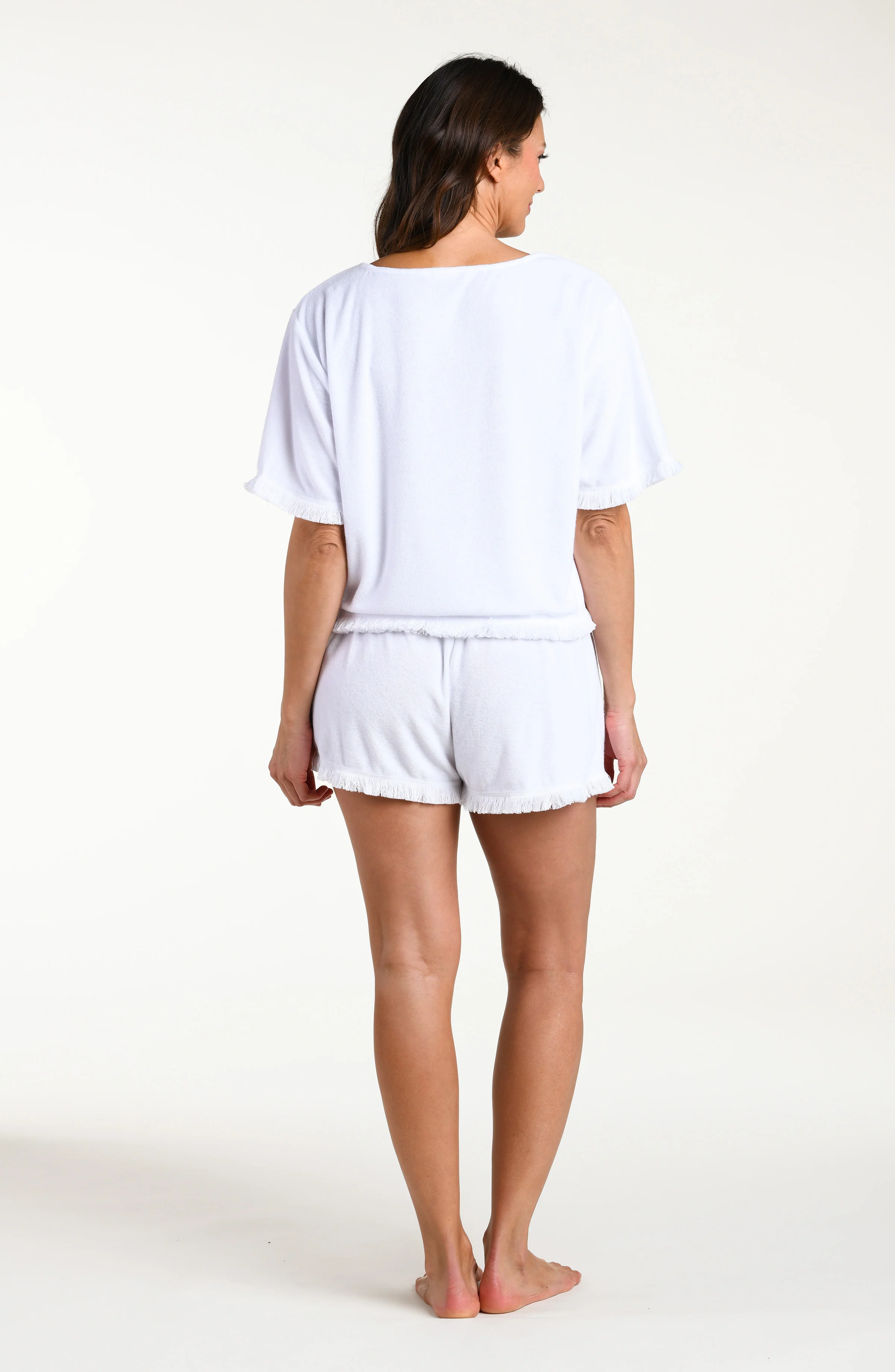 Wild Nomad Short Sleeve Top - White - Image 5