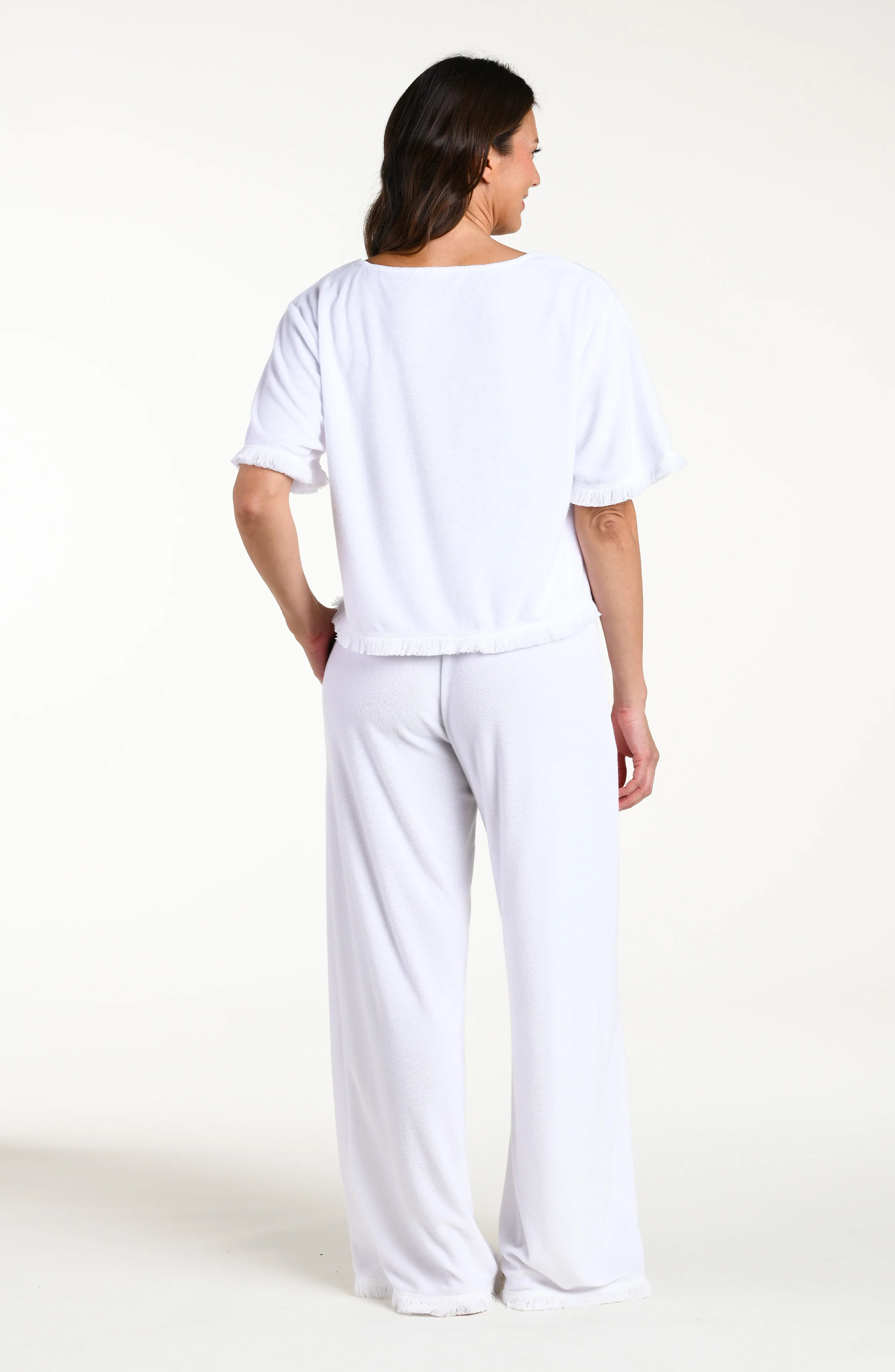 Wild Nomad Short Sleeve Top - White - Image 7