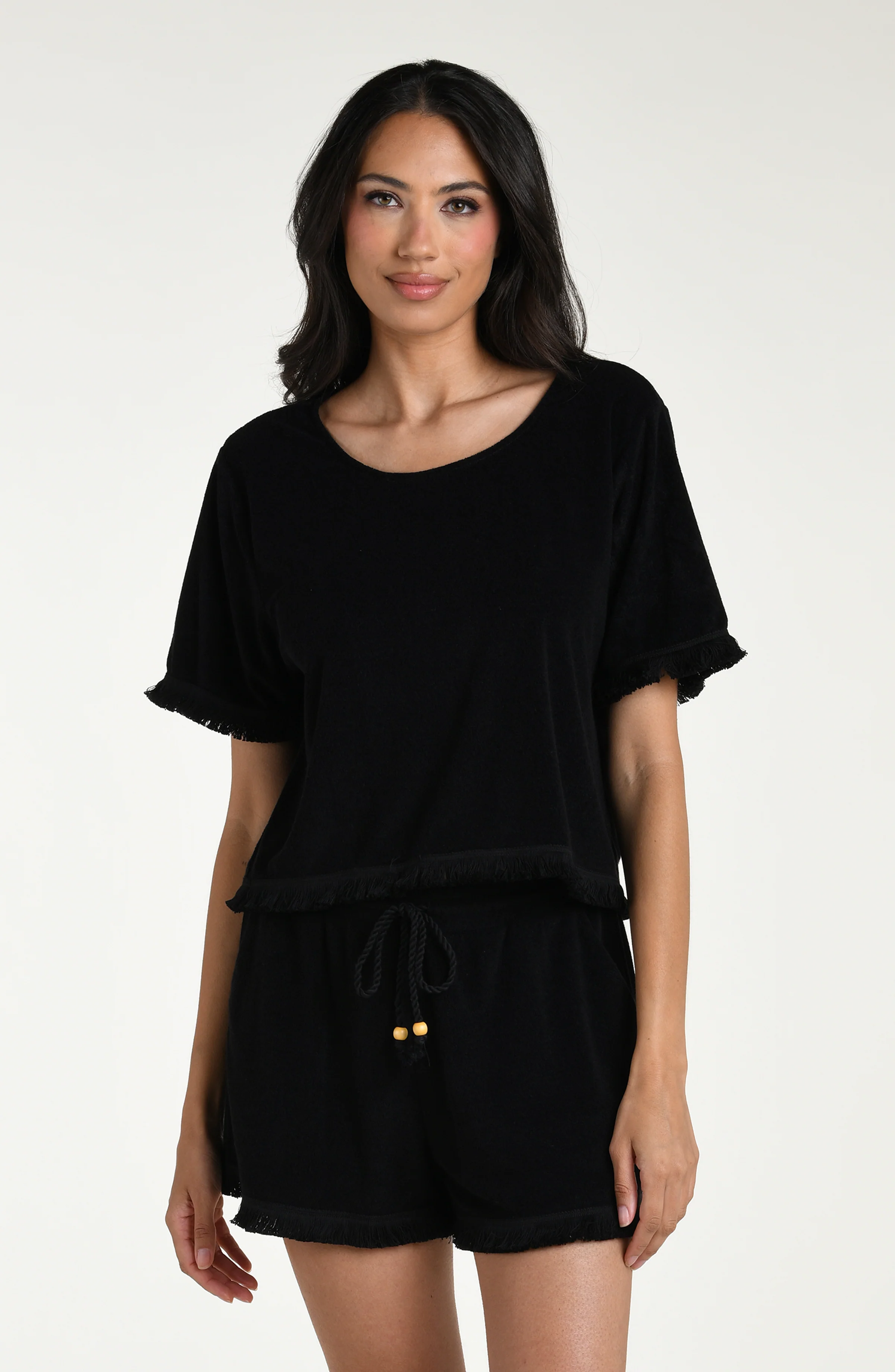 Wild Nomad Short Sleeve Top - Black - Image 3