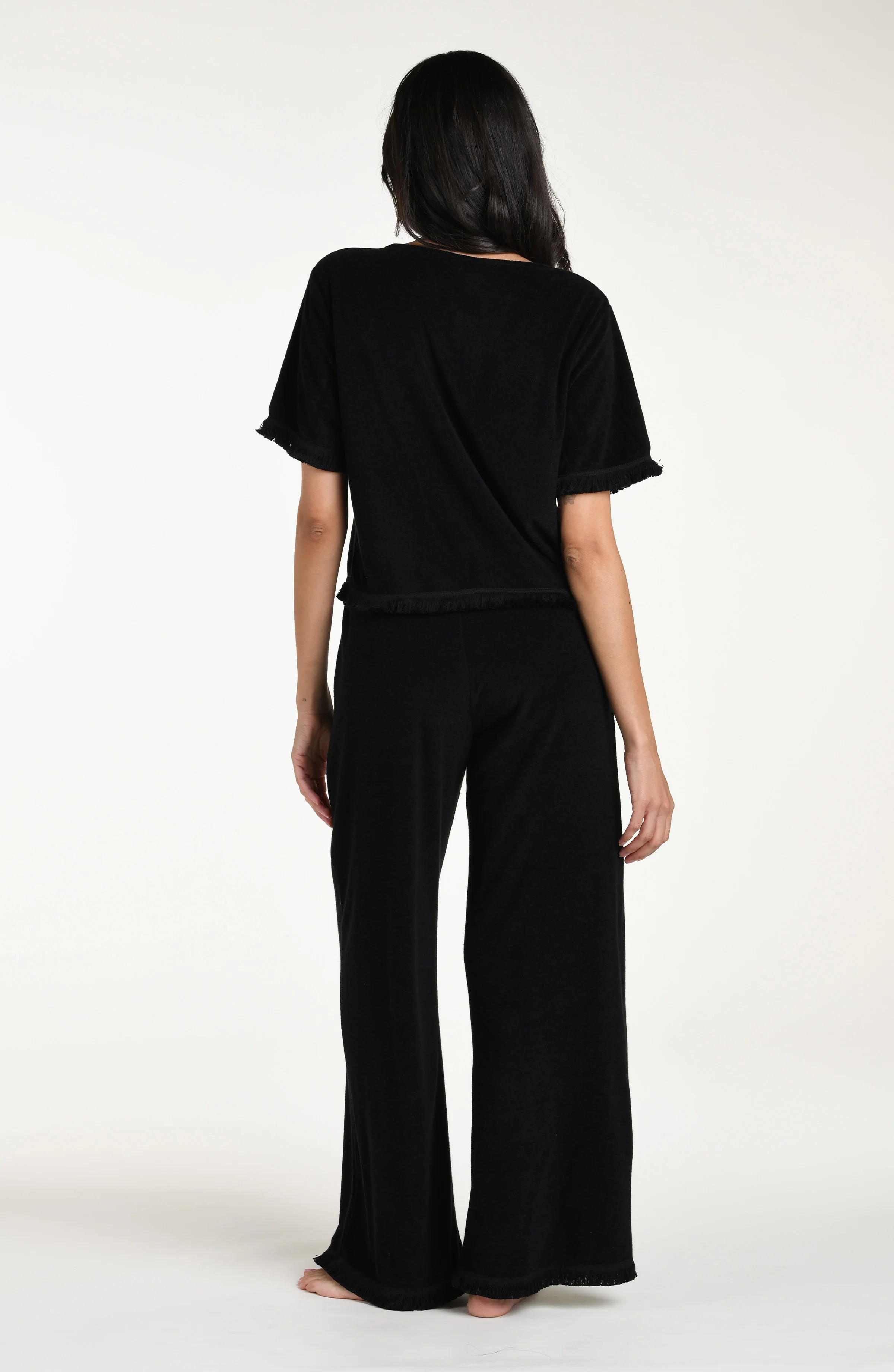 Wild Nomad Short Sleeve Top - Black - Image 9
