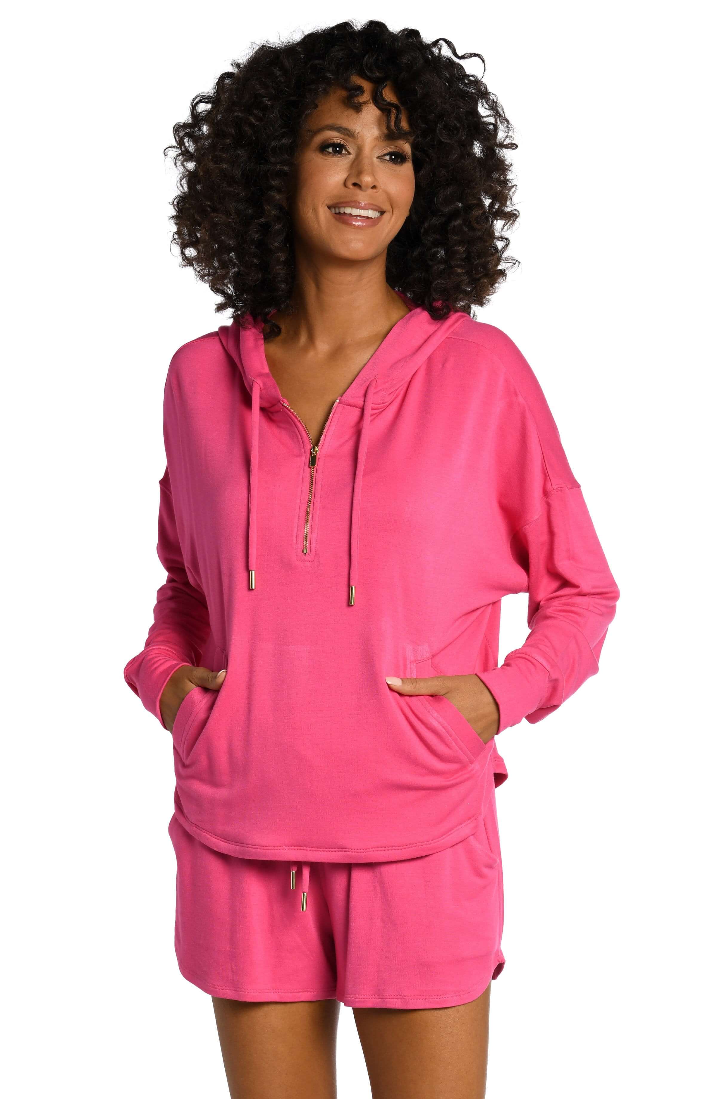 Living In Leisure French Terry Knit Hoodie - FINAL SALE - Image 3