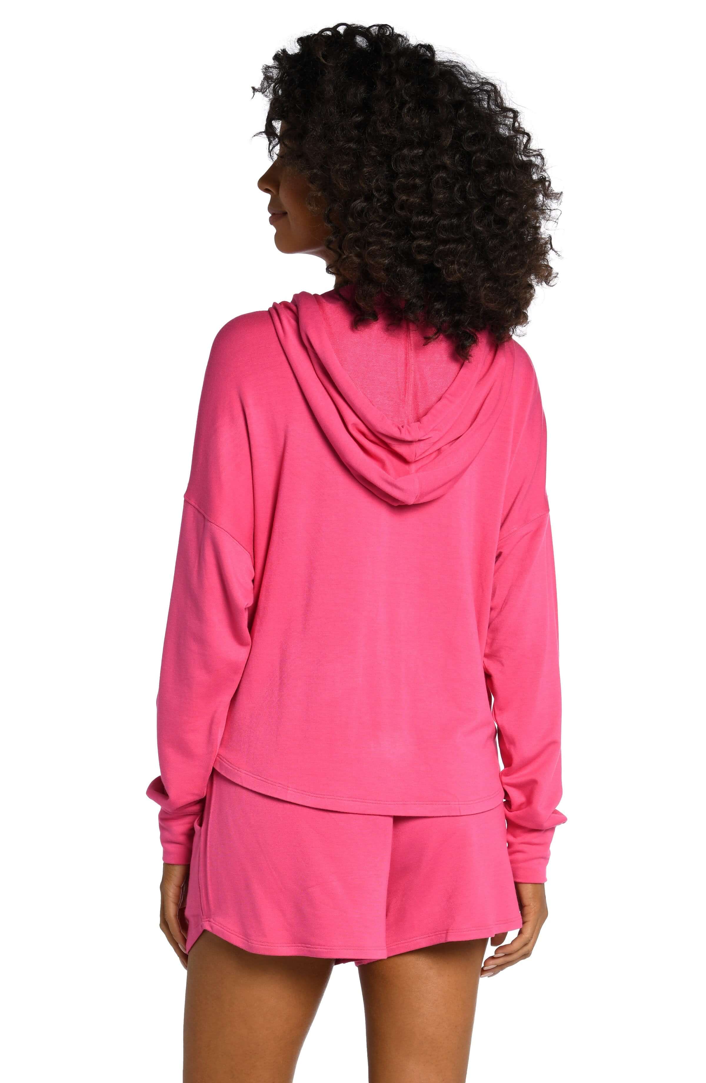 Living In Leisure French Terry Knit Hoodie - FINAL SALE - Image 4
