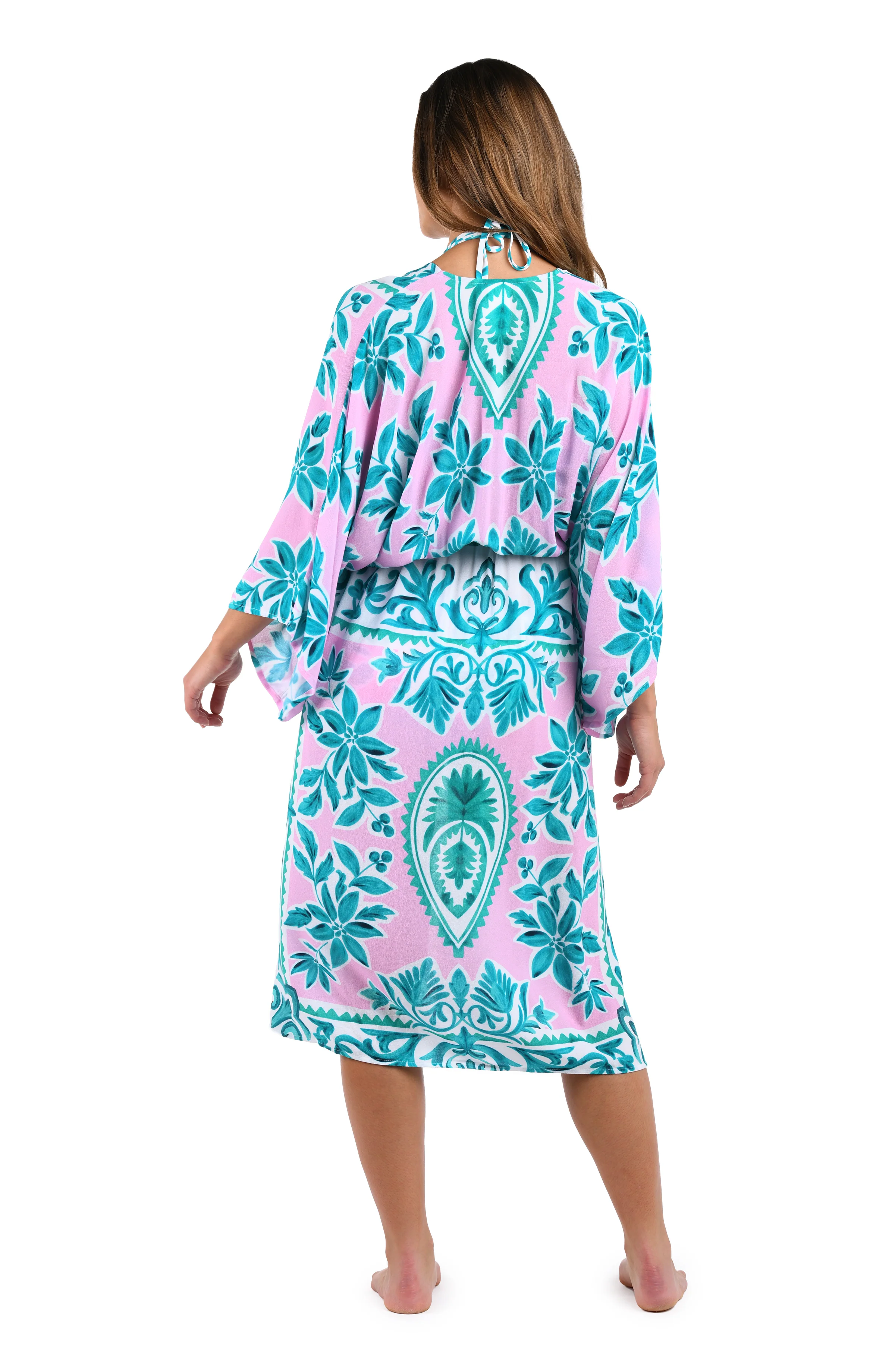 Opulent Palm Long Kimono - FINAL SALE - Image 3