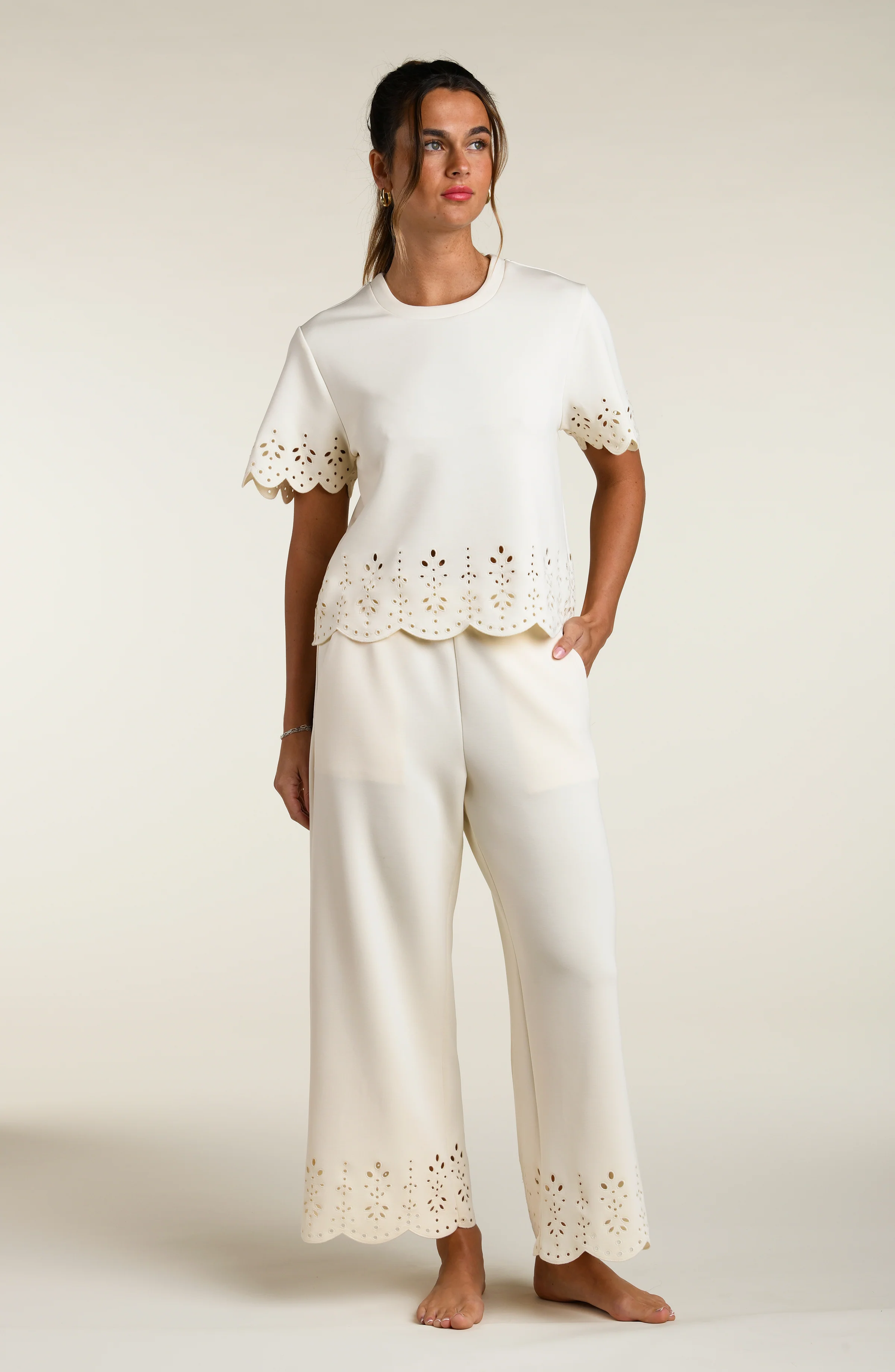 Cloudset Lounge Pants - Chalk - Image 4