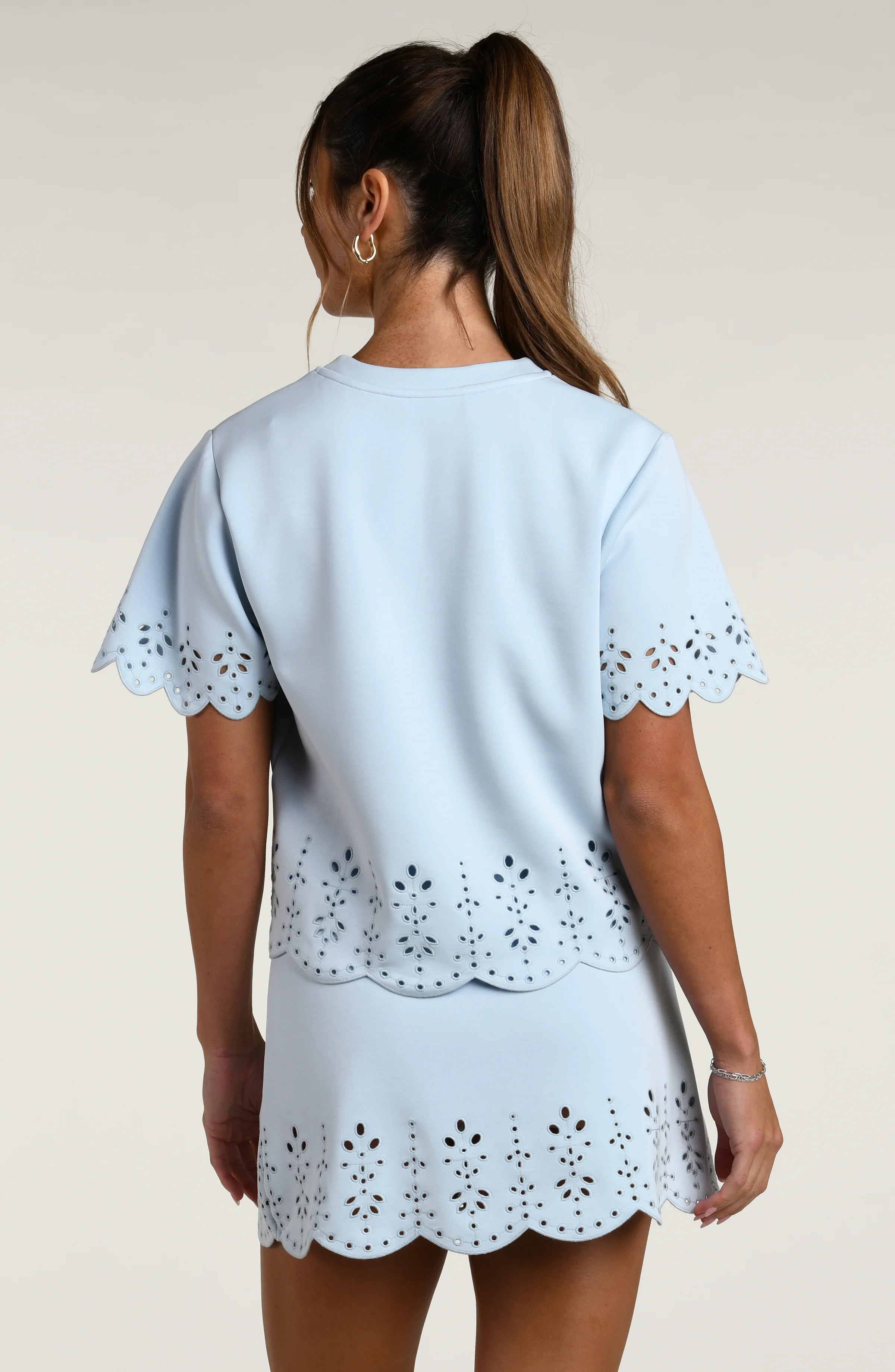 Cloudset Lounge Short Sleeve Top - Drift - Image 4