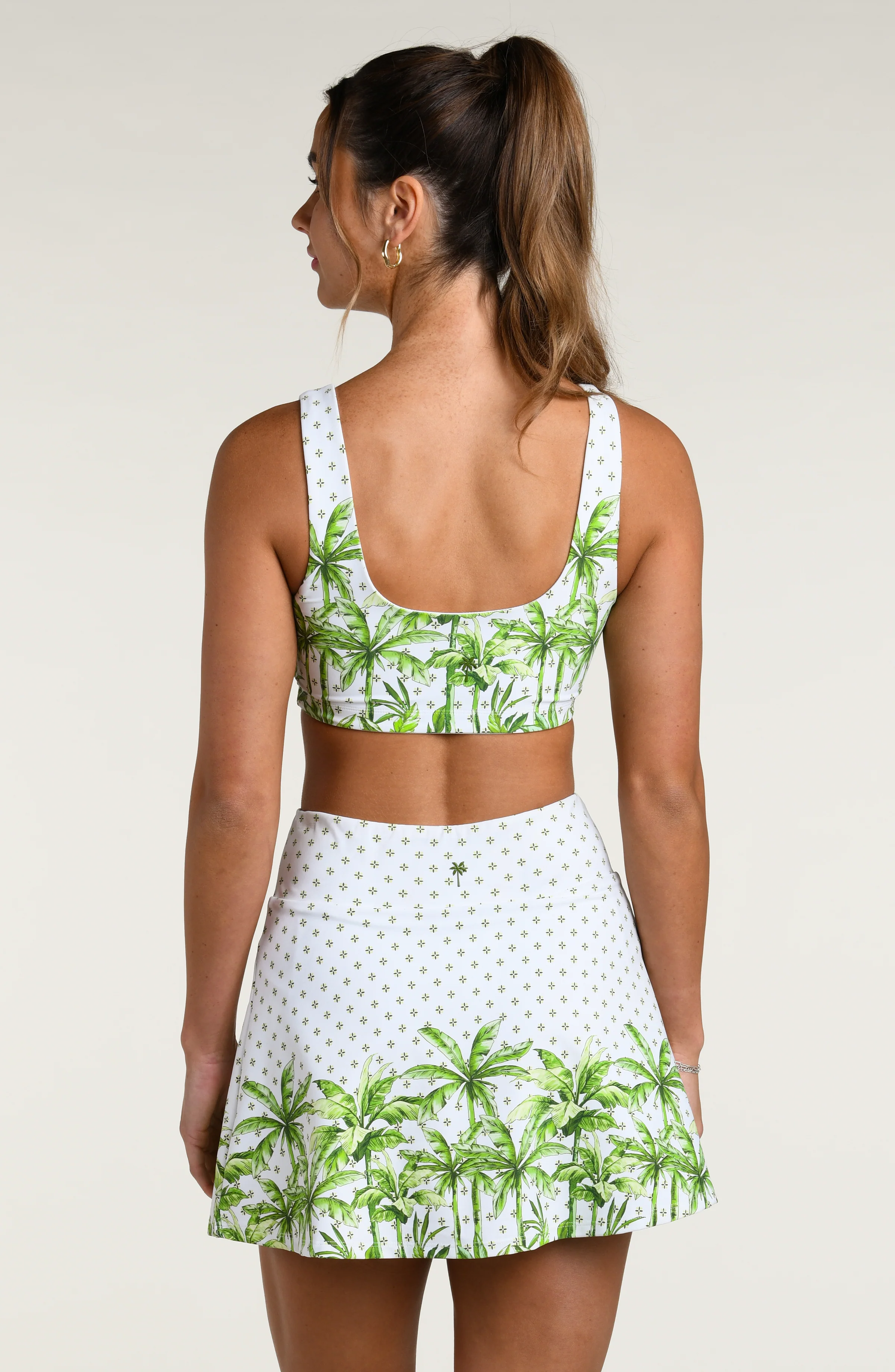 Club Palm Active Skort - Lime - Image 4