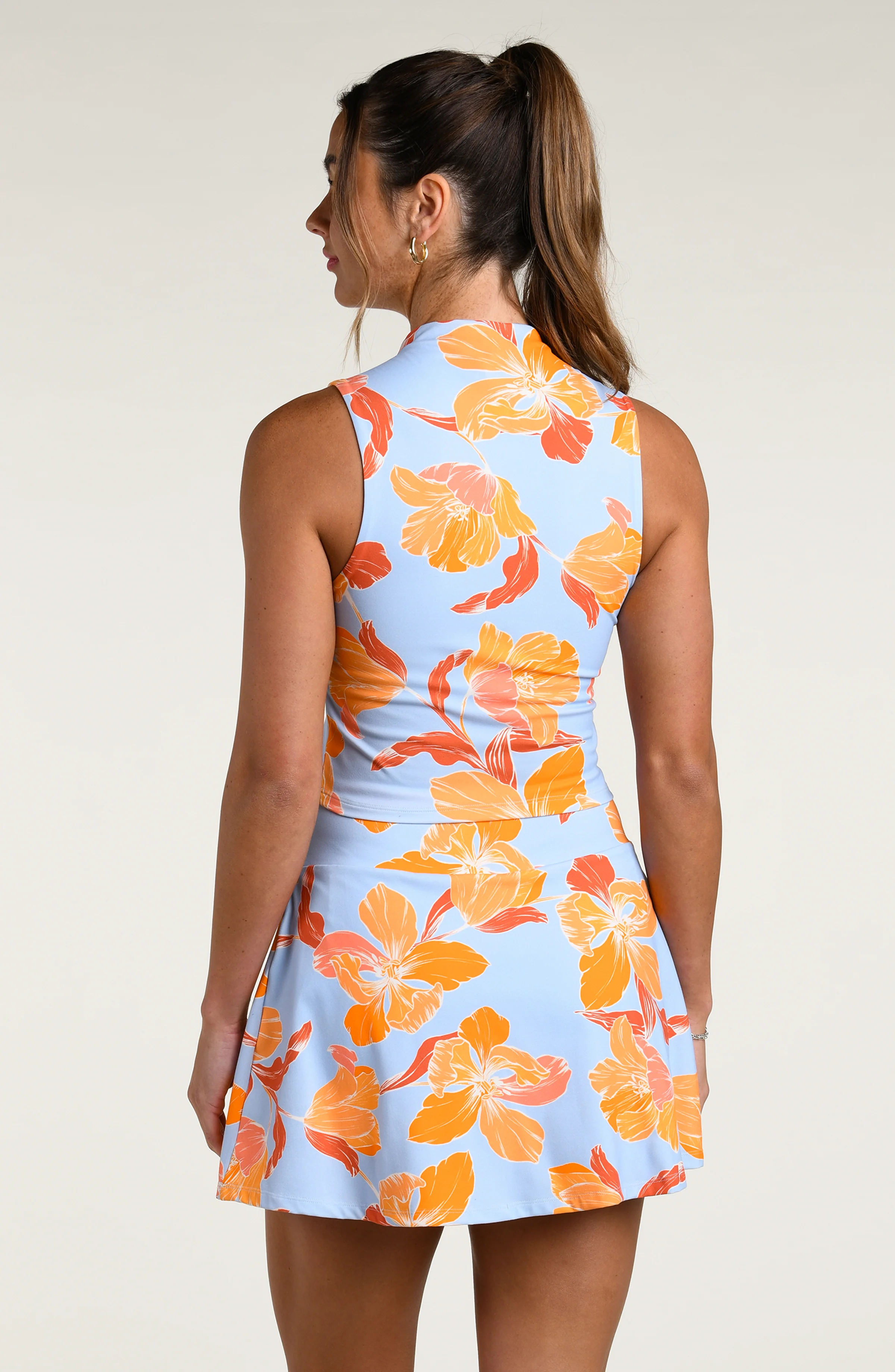 Sport Outline Floral Active Skort - Image 4