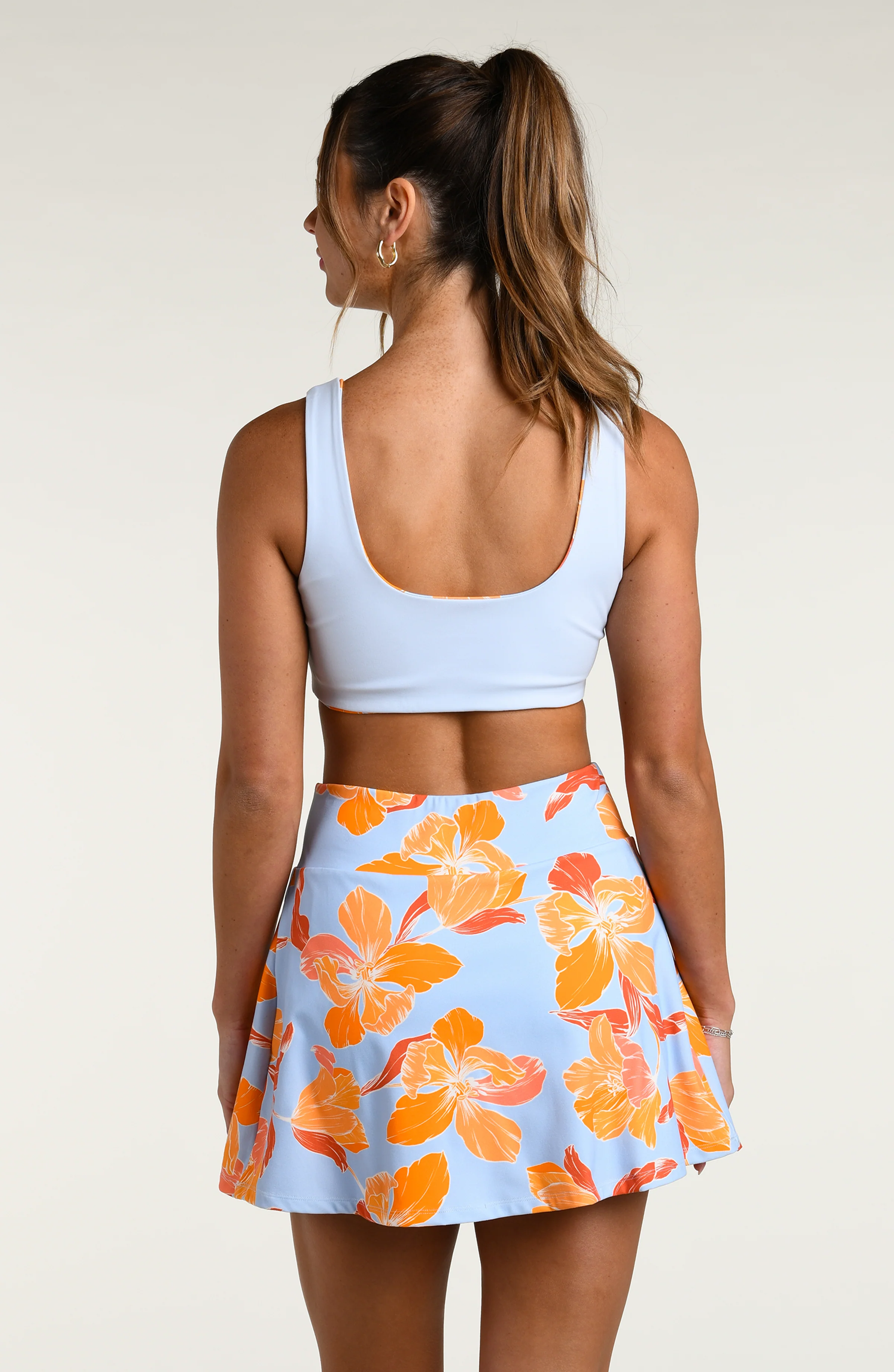 Sport Outline Floral Active Skort - Image 8
