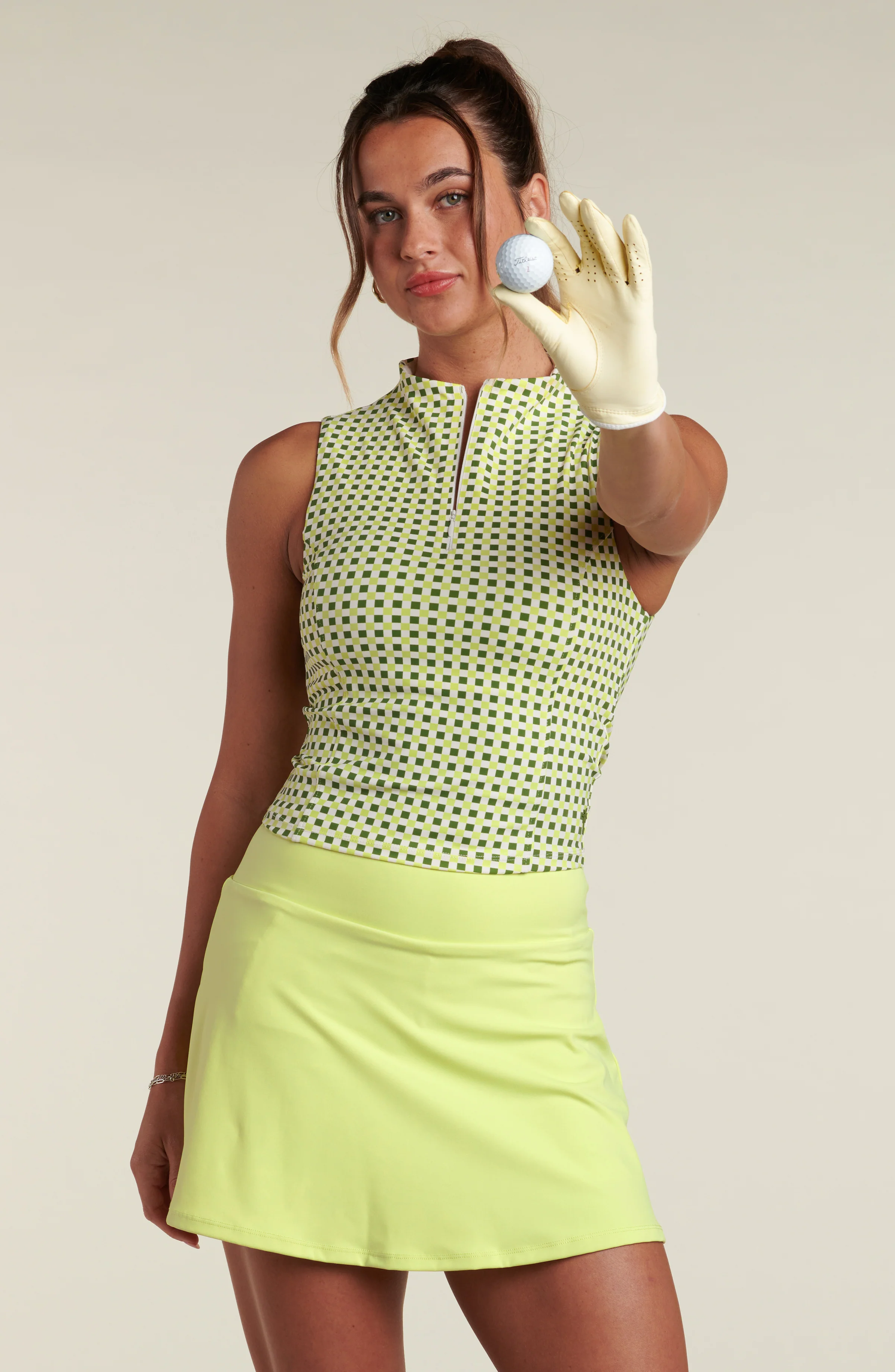 Sport Solids Active Skort - Lime - Image 10