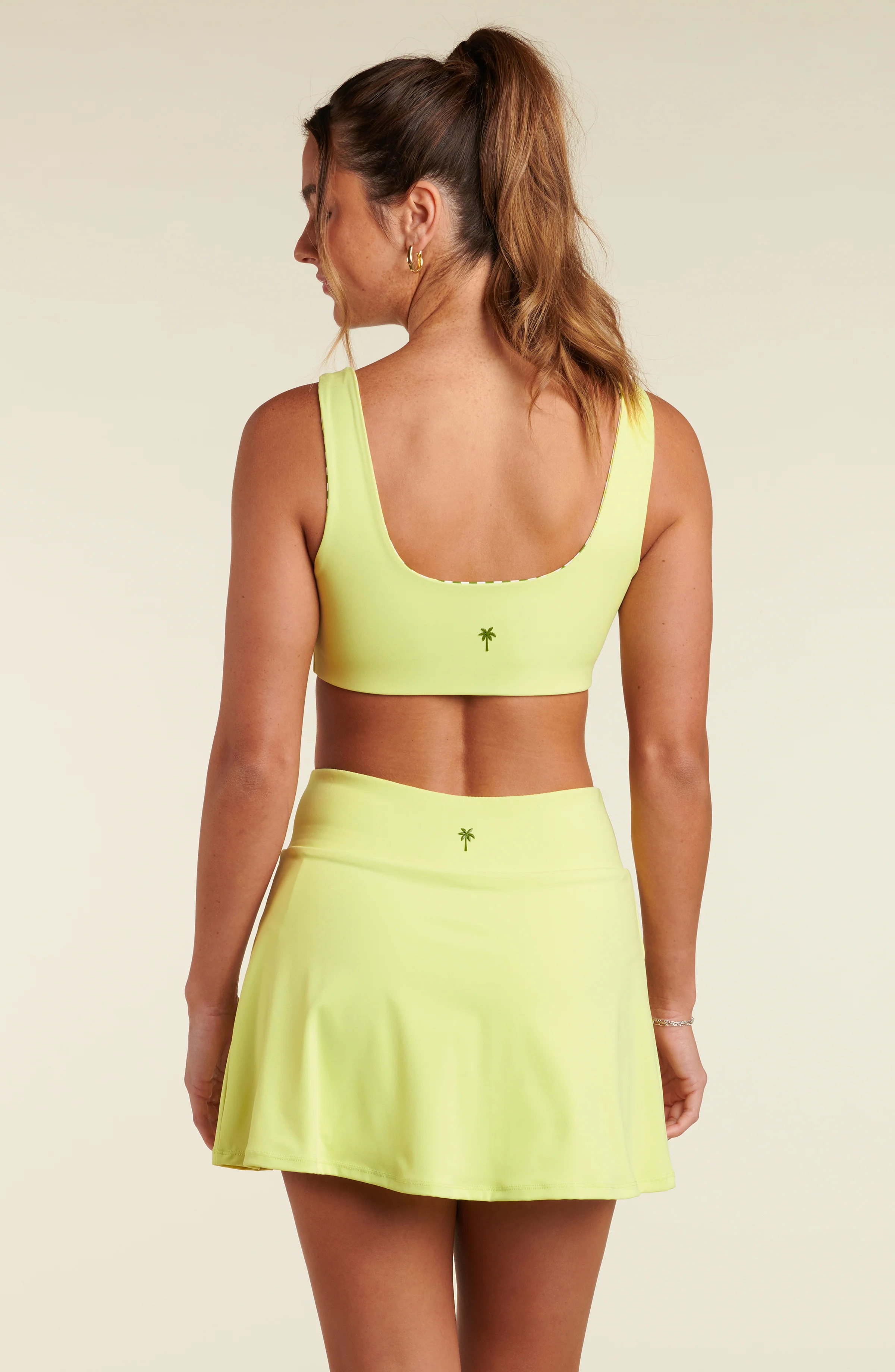 Sport Solids Active Skort - Lime - Image 6