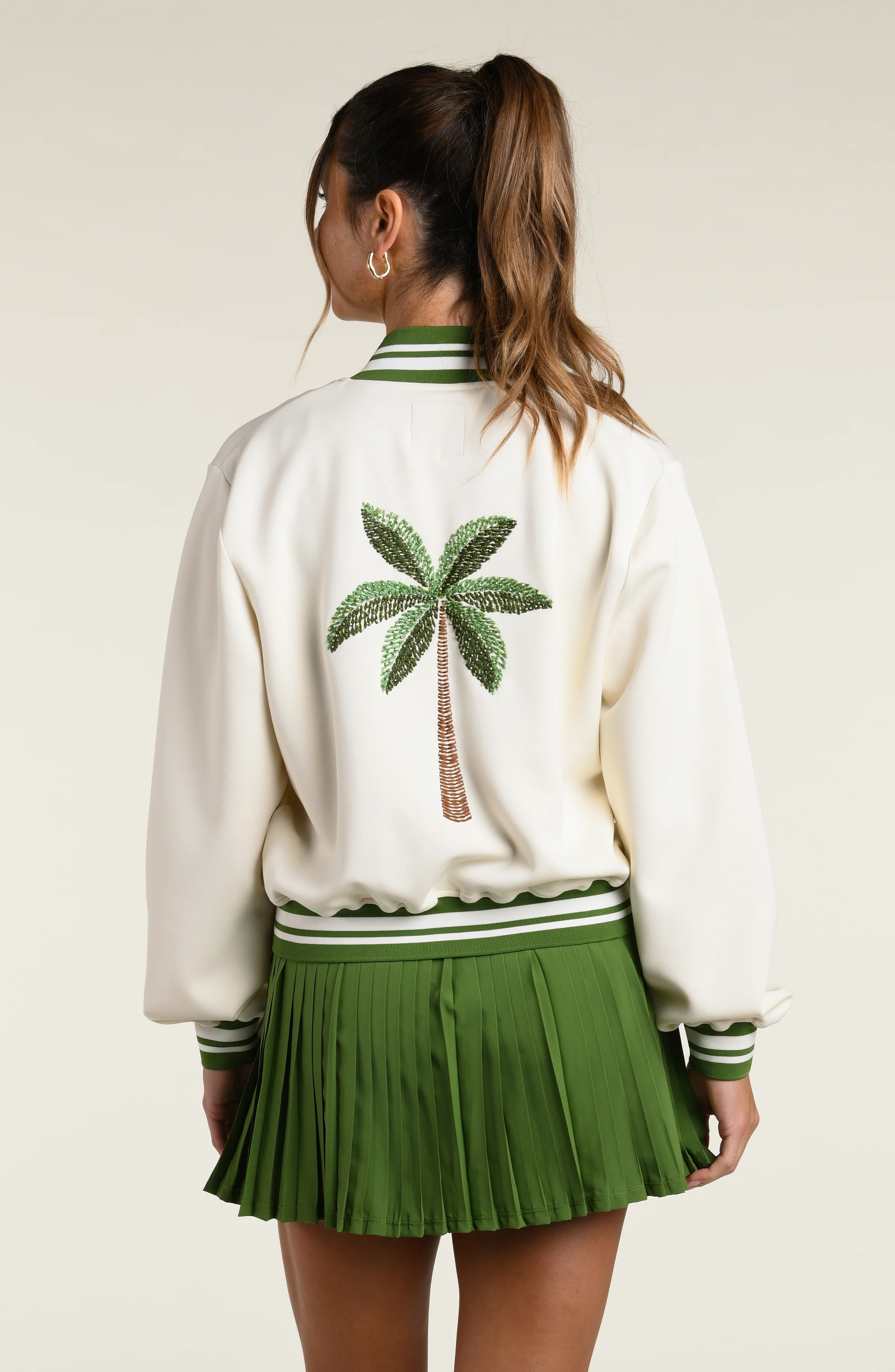 Sport Solids Pleated Tennis Skirt - Turf - Image 6