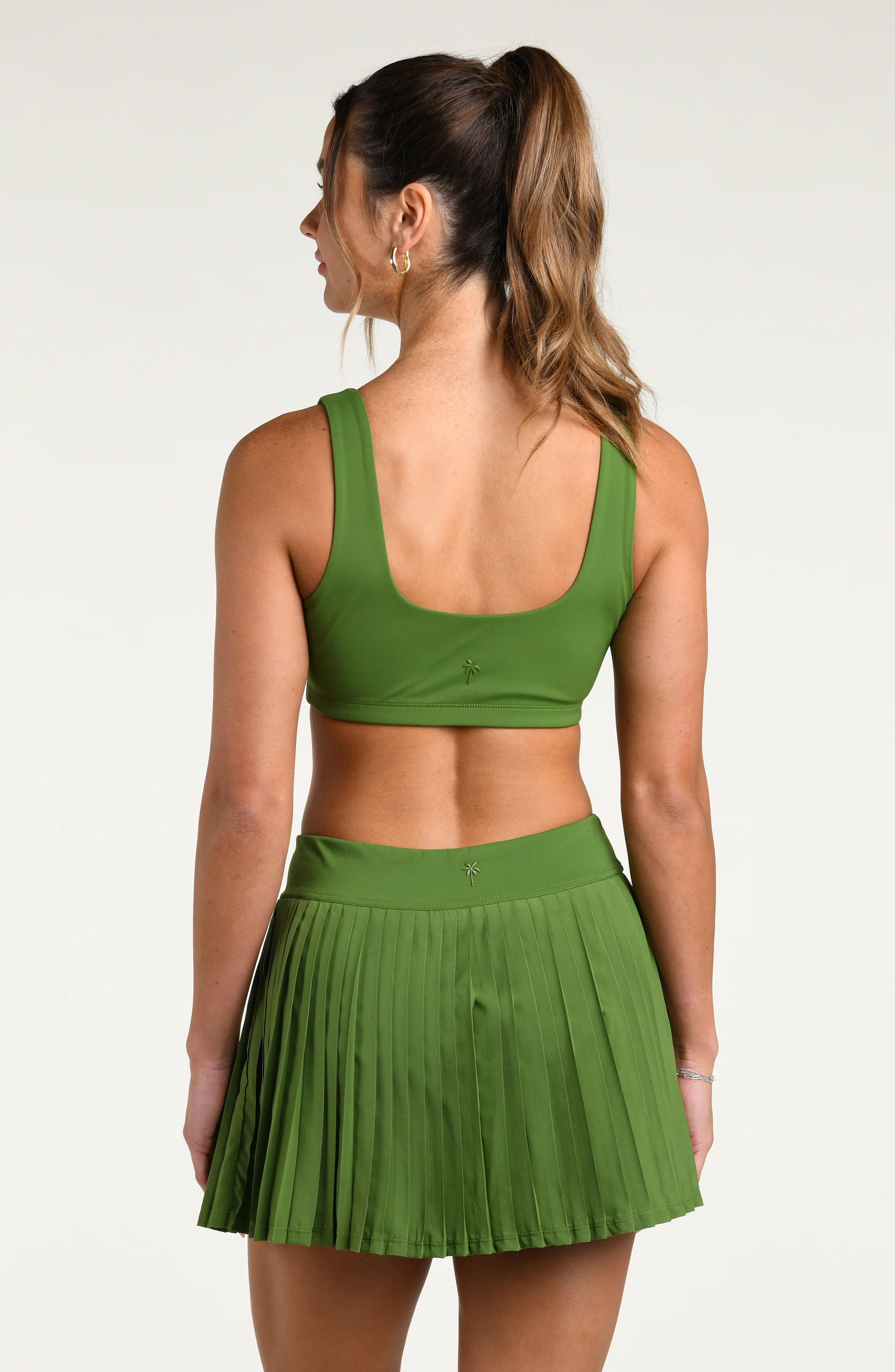 Retro Sport Solid Biker Shorts - Turf - Image 5