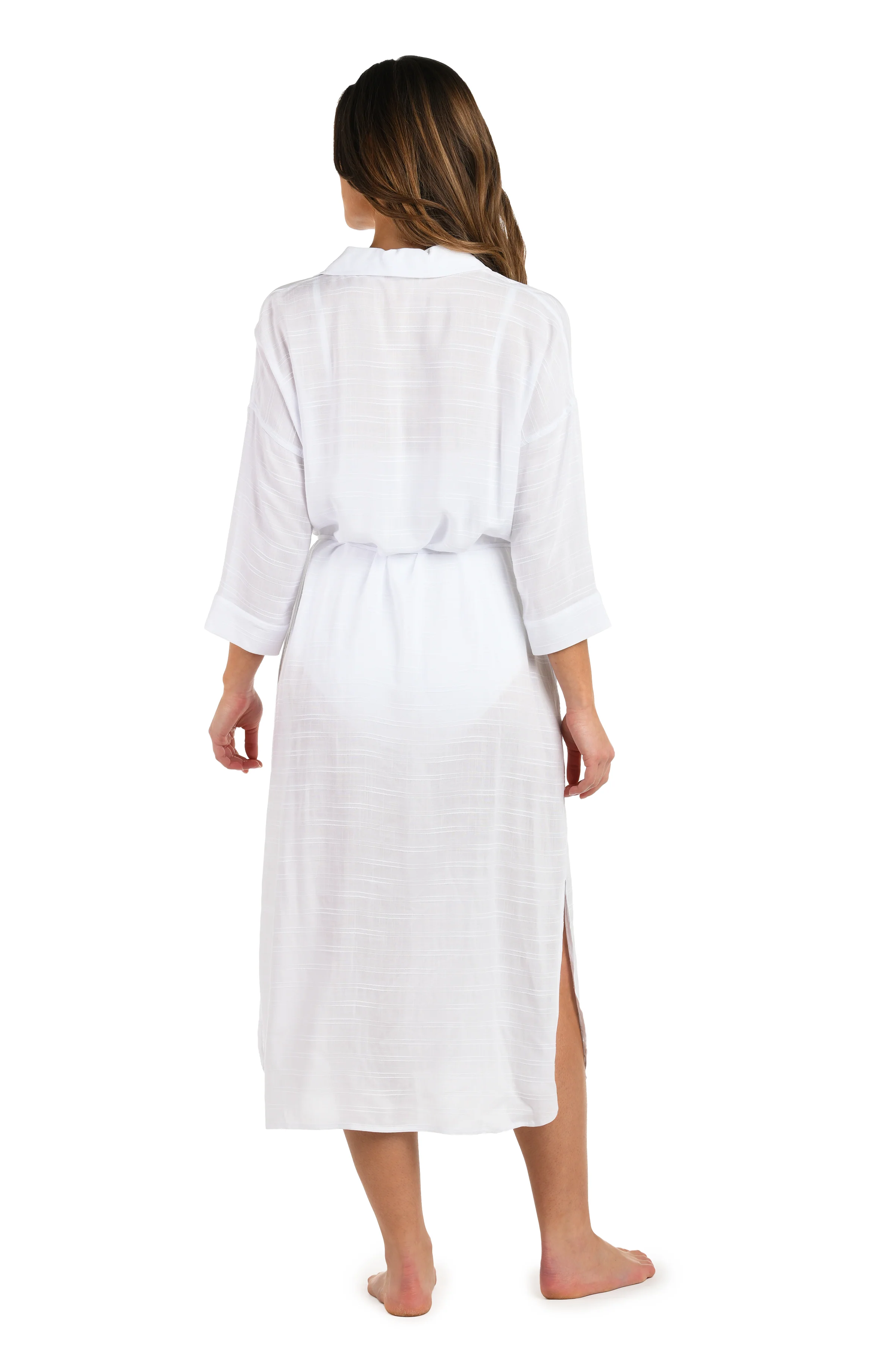 Sea Cove Covers Button Up Shirt Dress - Image 3