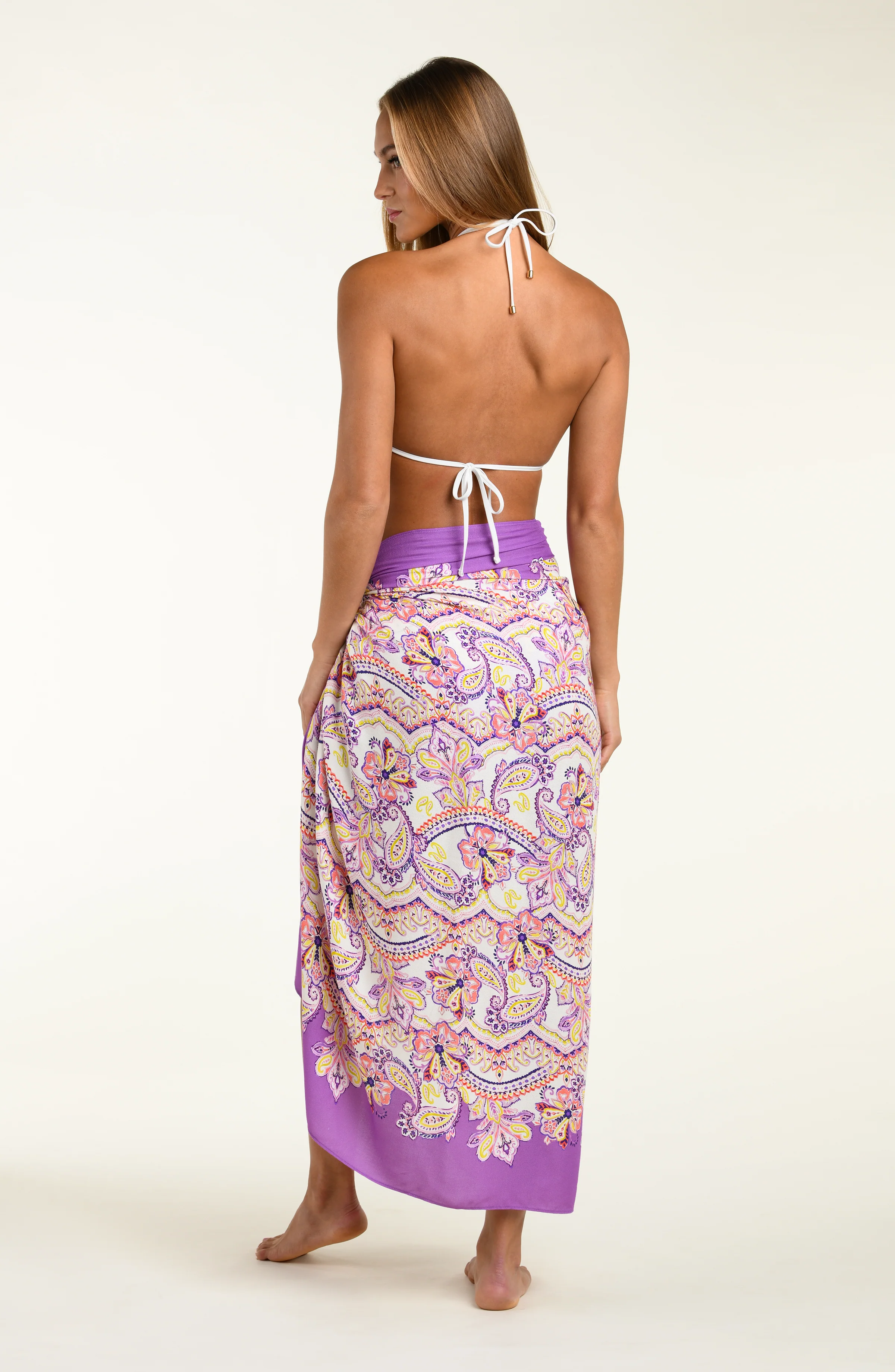 Sunshine 79 Lilac Cascade Pareo Wrap - Image 4