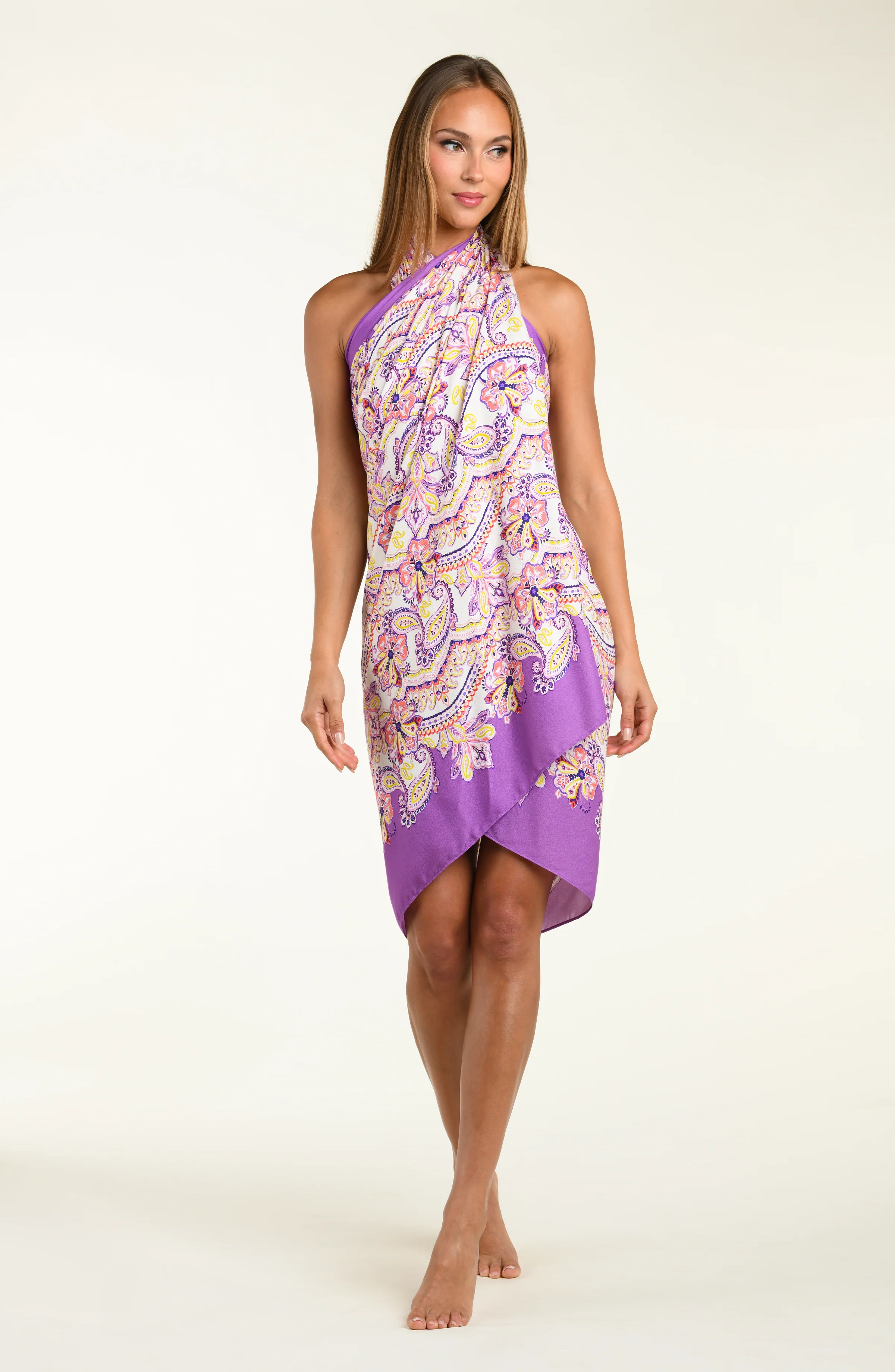 Sunshine 79 Lilac Cascade Pareo Wrap - Image 5