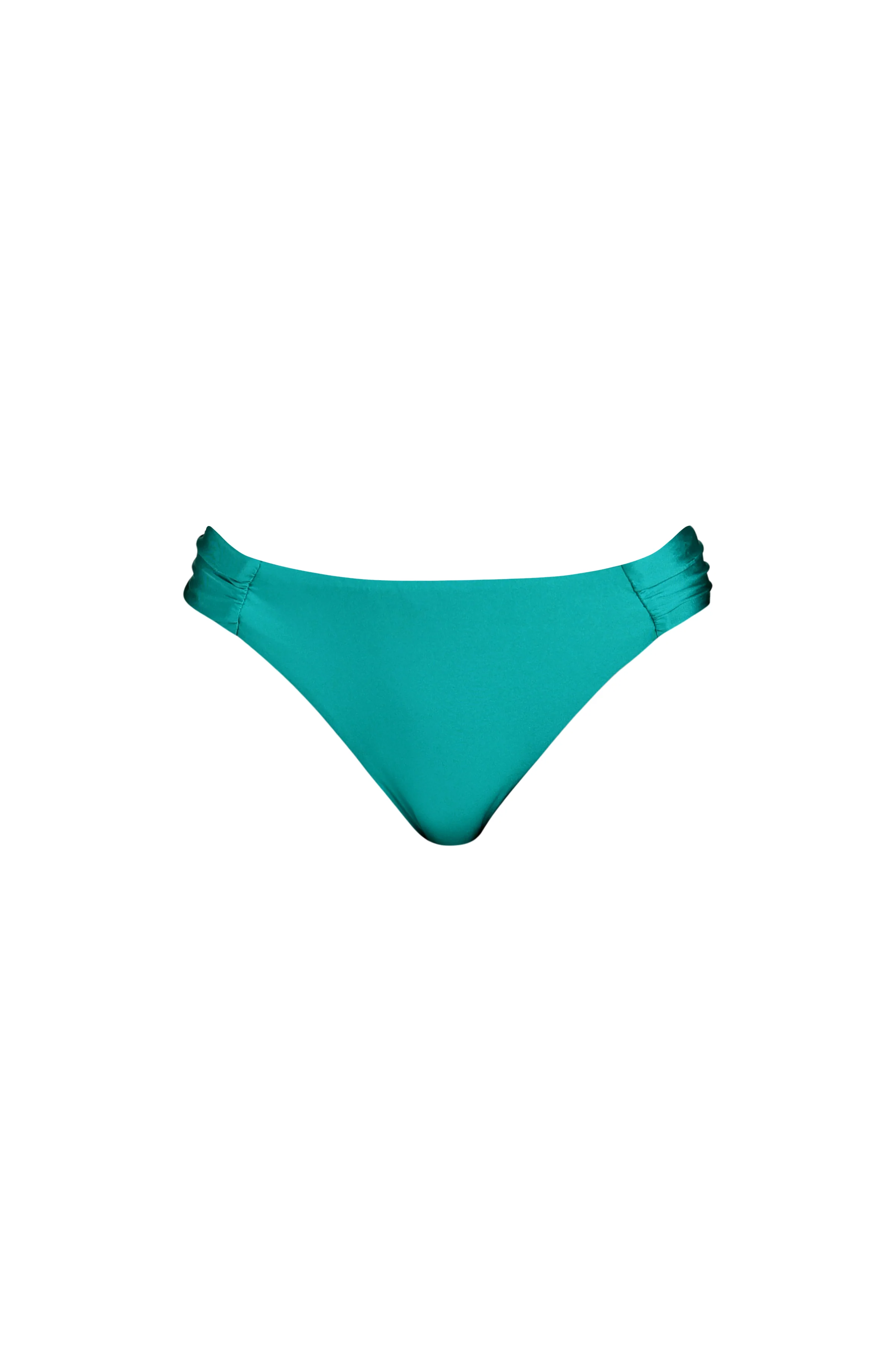 Sunshine 79 Sunshine Solids Side Ruched Hipster Bottom - Turquoise - Image 5